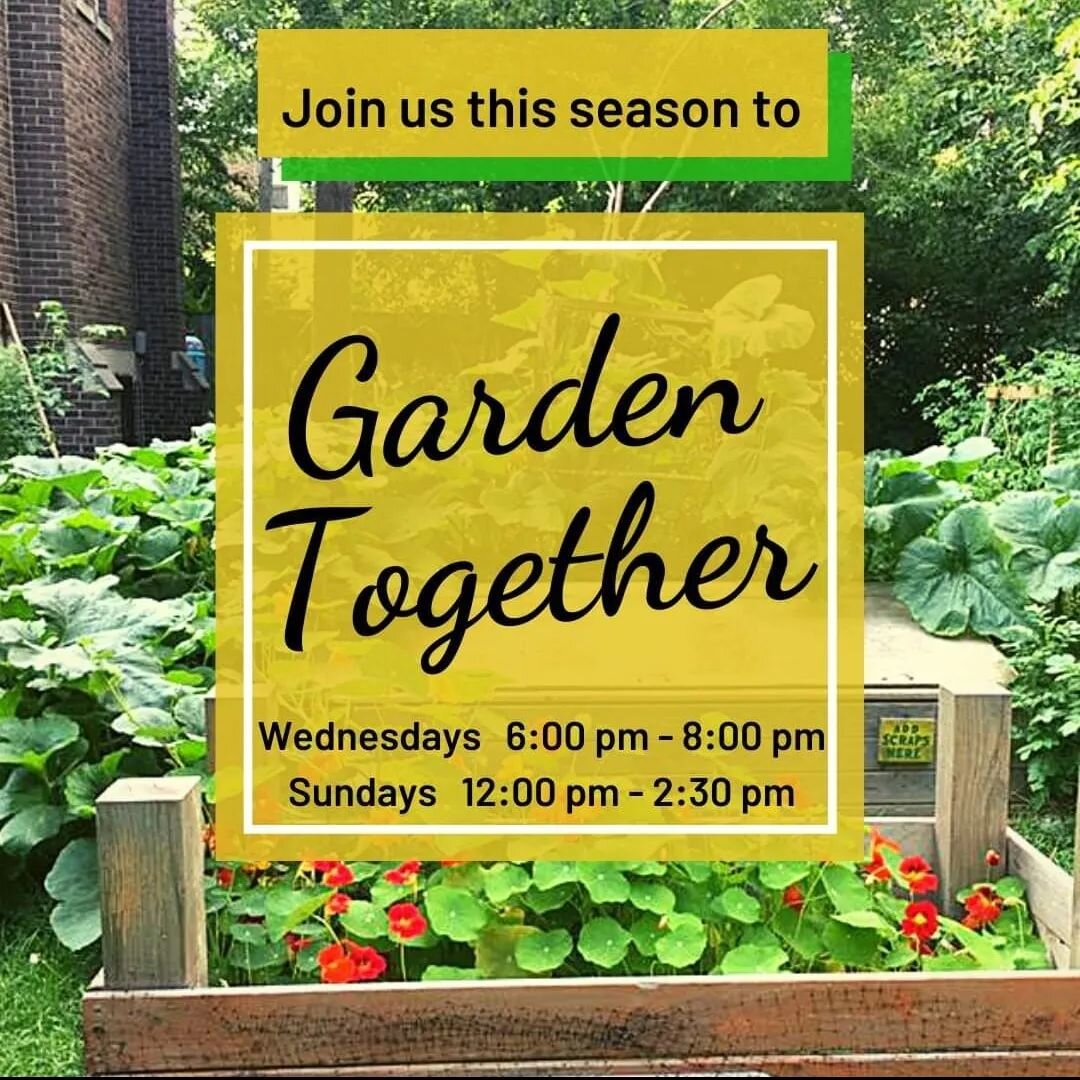 Garden@Kimbourne will be open for gardening in THIS WEEKEND! Starting Sunday, May 6, 2023 we will continue growing food and community with our first Garden Together session of the year. Drop-in Garden Together sessions will be on Wednesdays from 6-su