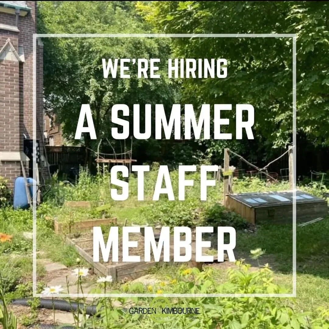 Are you between 15 and 30 and looking for a summer job? Come work with us! We're hiring an Education Outreach Program Coordinator to support our mission to grow food and grow community. DM us for details or check out our posting at 
 https://www.good