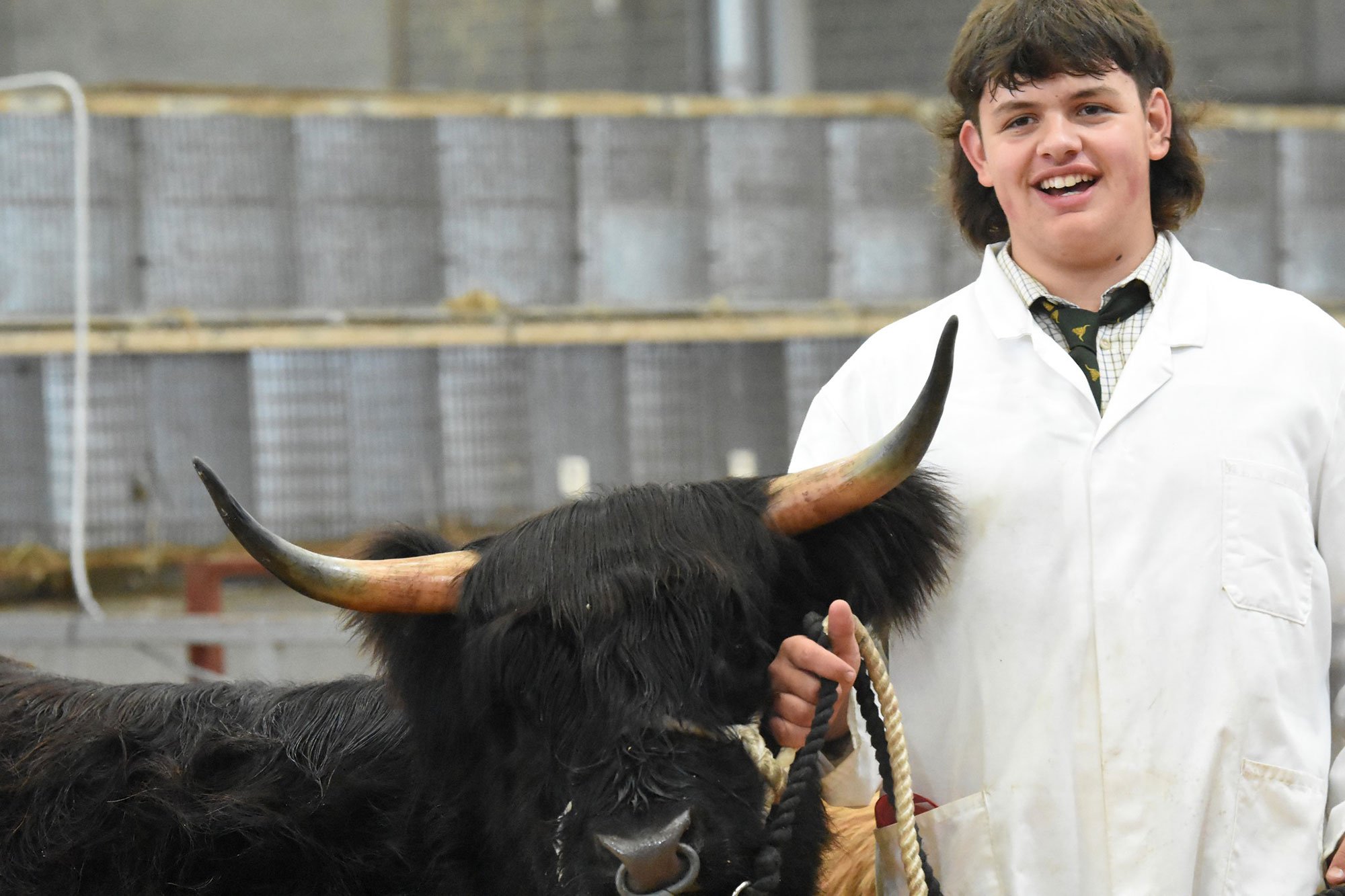 Rising Stars Calf Show, champion senior young handler, Tom Halford