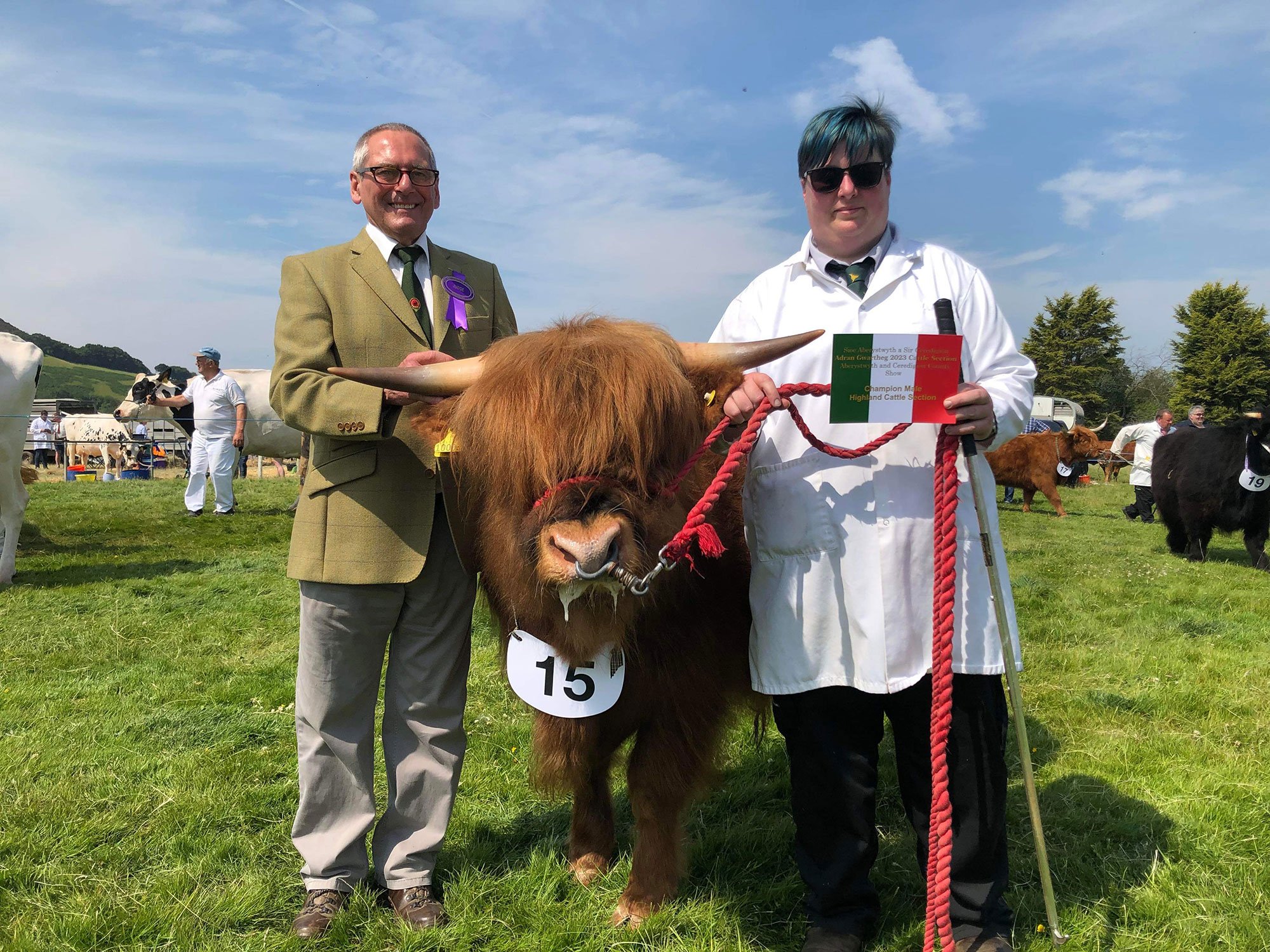 Aberystwyth and Ceridigion Show, overall champion, Urshula Faith 6th of Yarchester