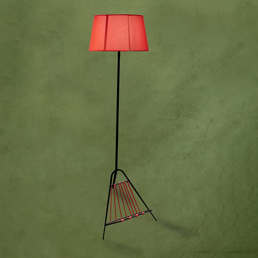 Lampe Lampadaire Vintage Sur Pied