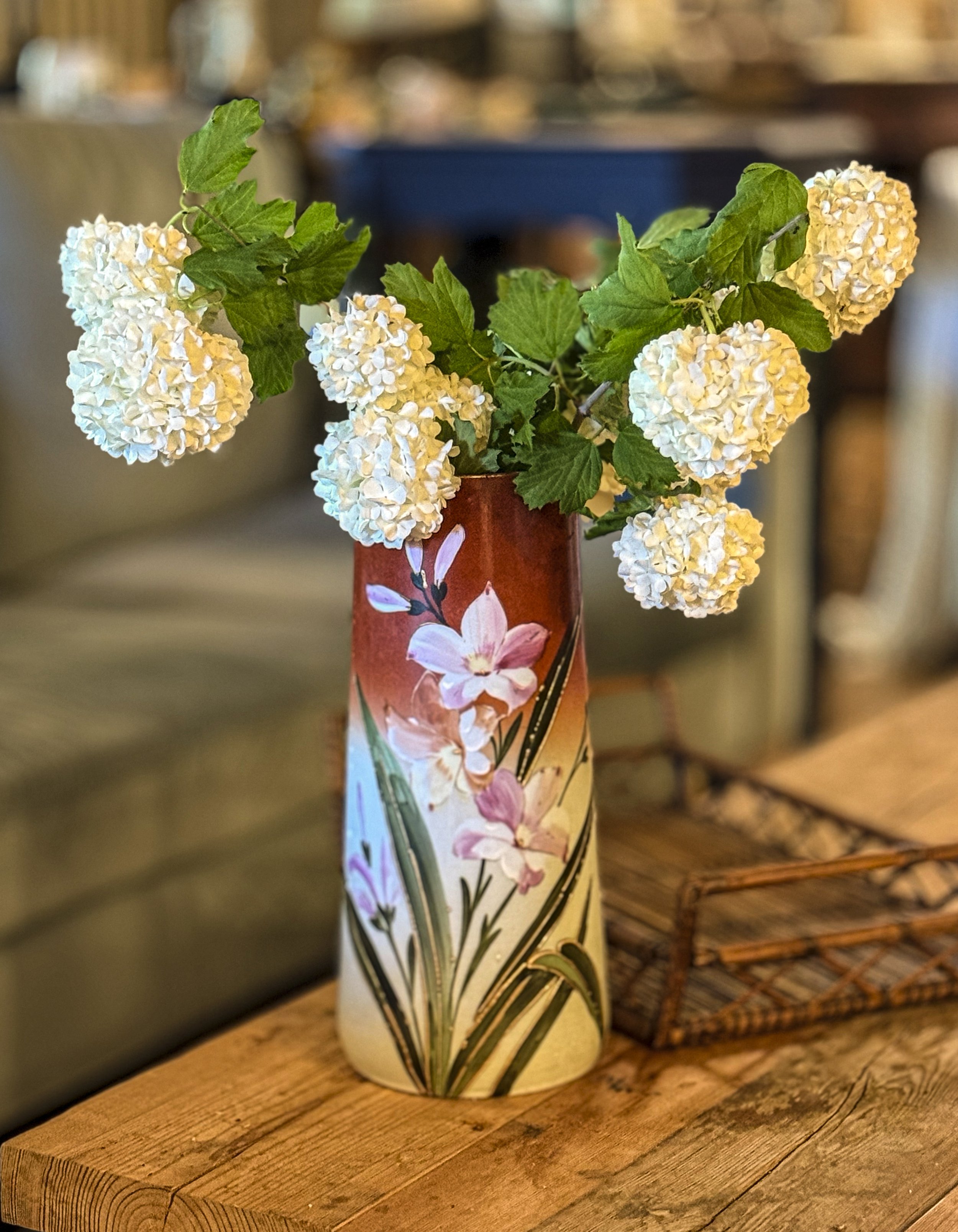 vases opaline ocre rouge ambiance chaude.JPG