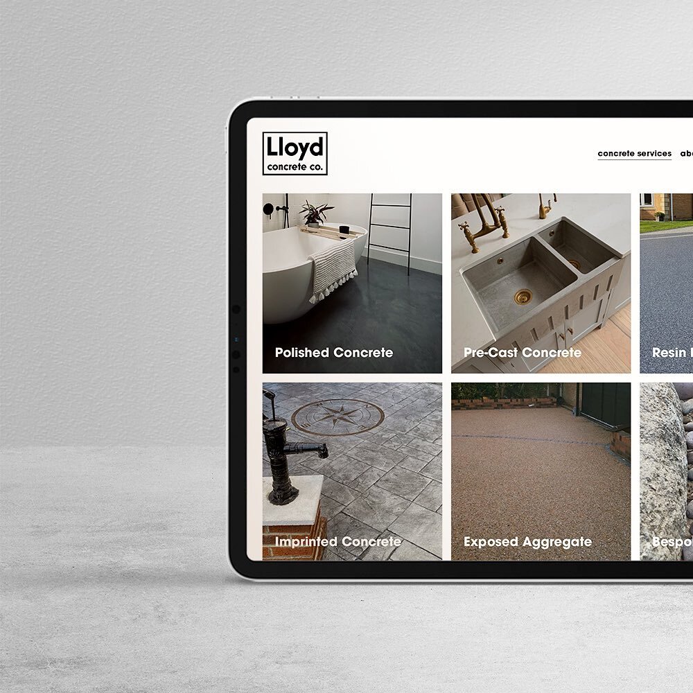 Brand and Website for @lloydconcreteco 💥 

We created a minimal brand to take this concreting company to the next level. 

This brand was then applied to their new website - built on @squarespace. The result is a digital space to show off their grea