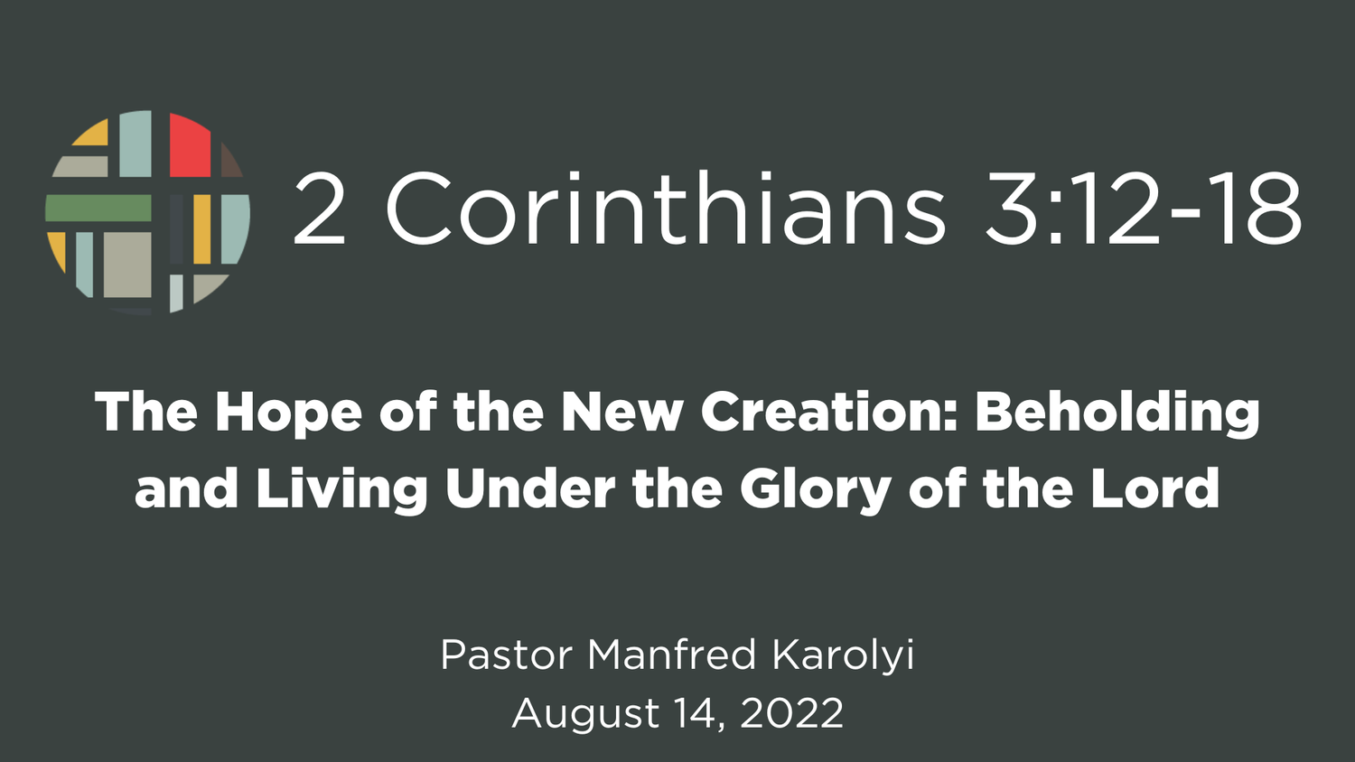 2 Corinthians 3:18 episode artwork