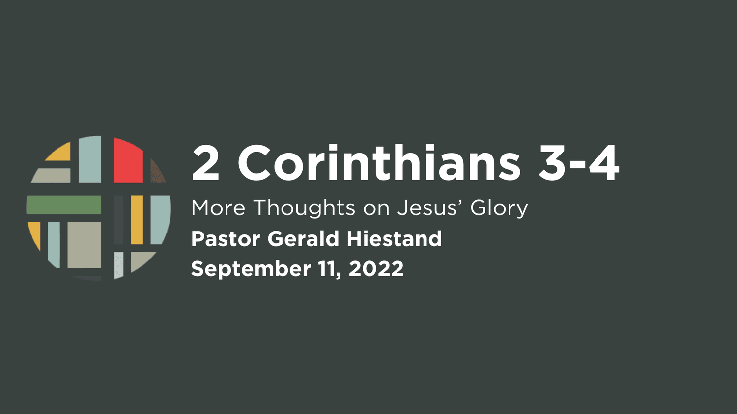 2 Corinthians 3-4 episode artwork
