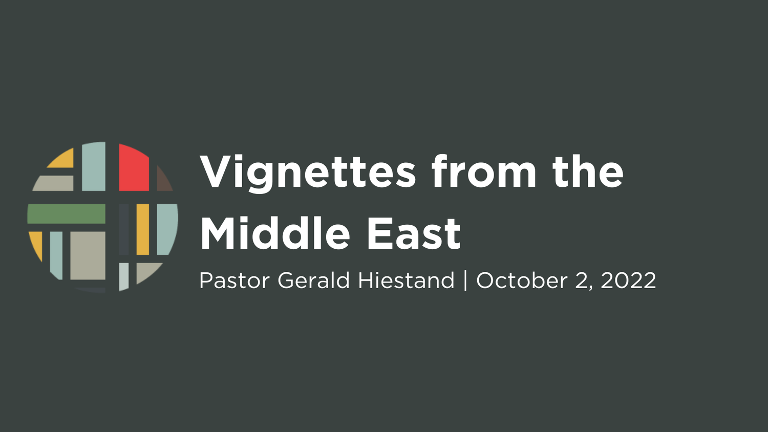 Vignettes from the Middle East episode artwork