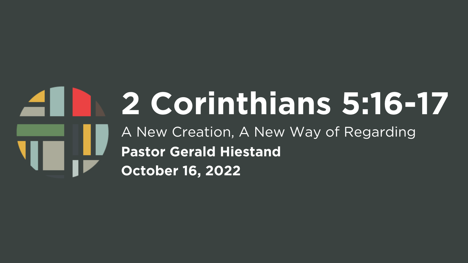 2 Corinthians 5:16-17 episode artwork