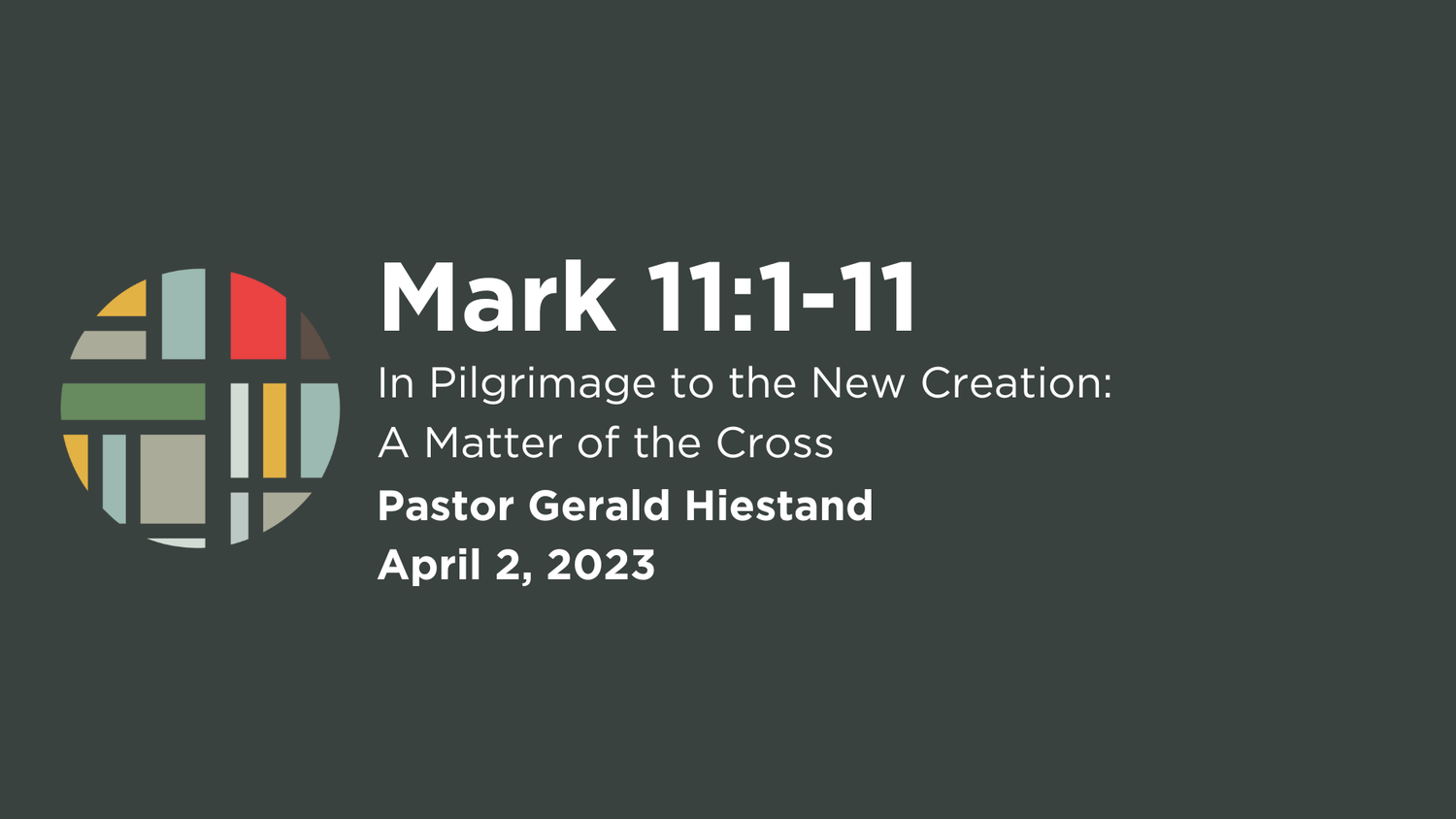 Mark 11:1-11 episode artwork