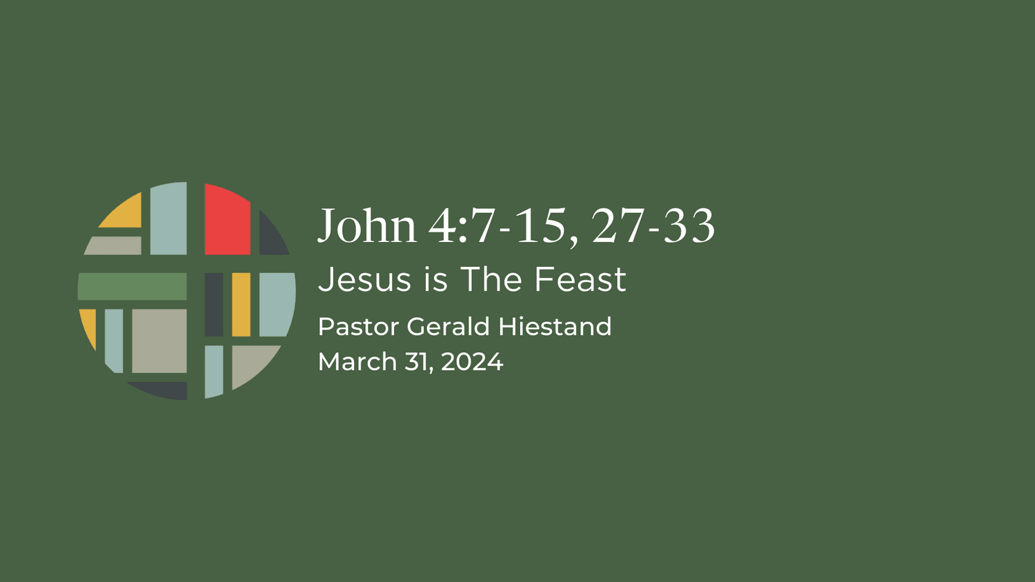 John 4:7-15, 27-33 episode artwork