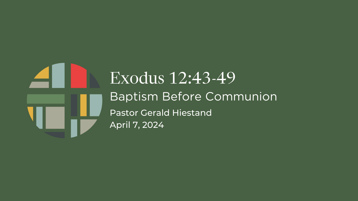 Exodus 12:43-49 episode artwork