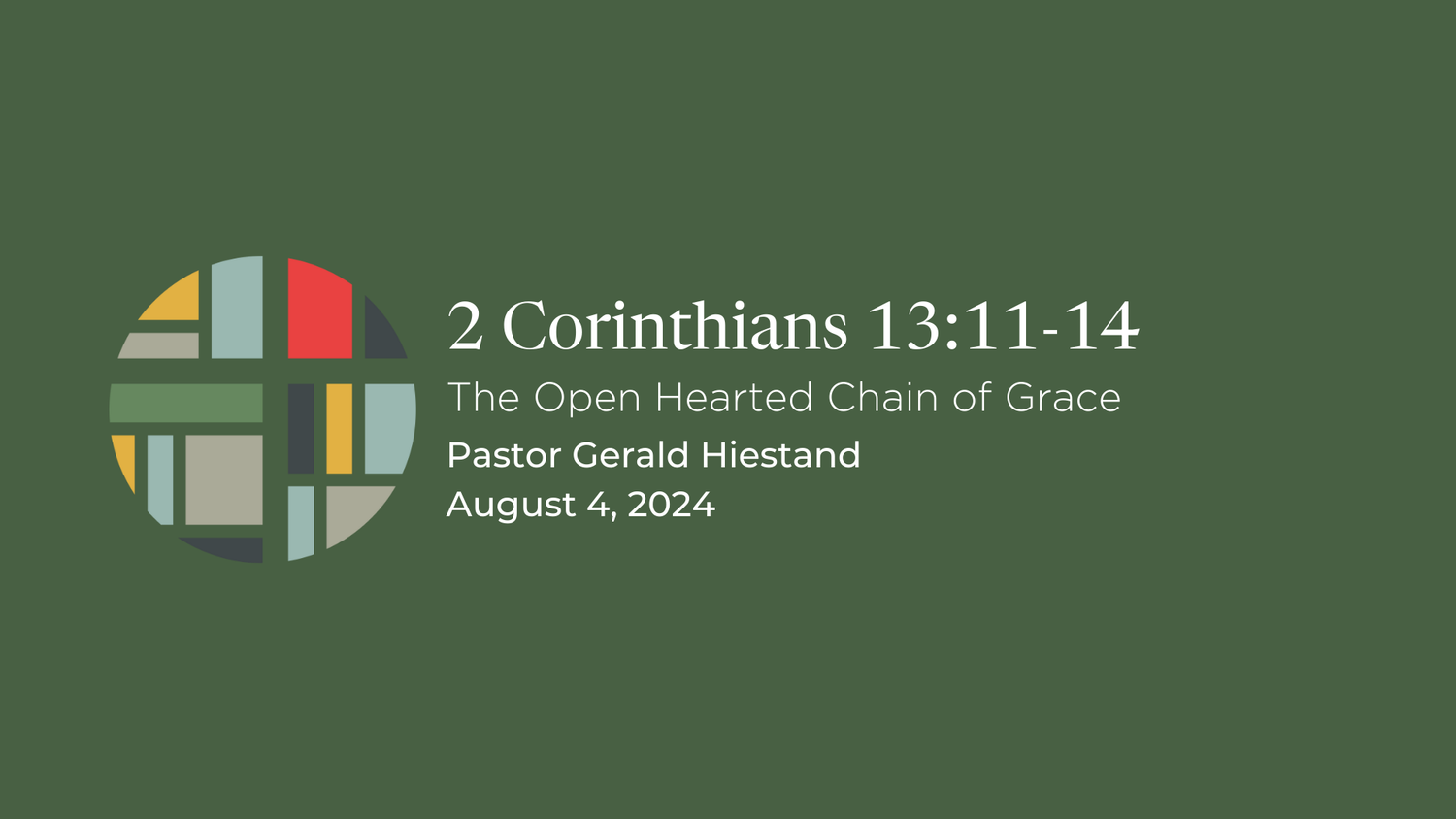2 Corinthians 13:11-14 episode artwork
