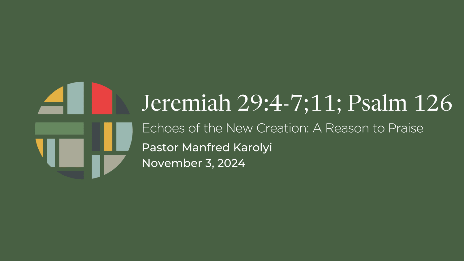 Jeremiah 29:4-7, 11; Psalm 126 episode artwork