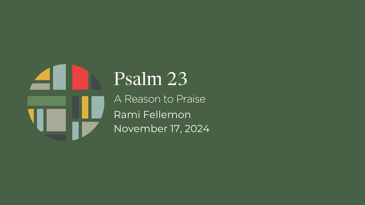 Psalm 23 episode artwork