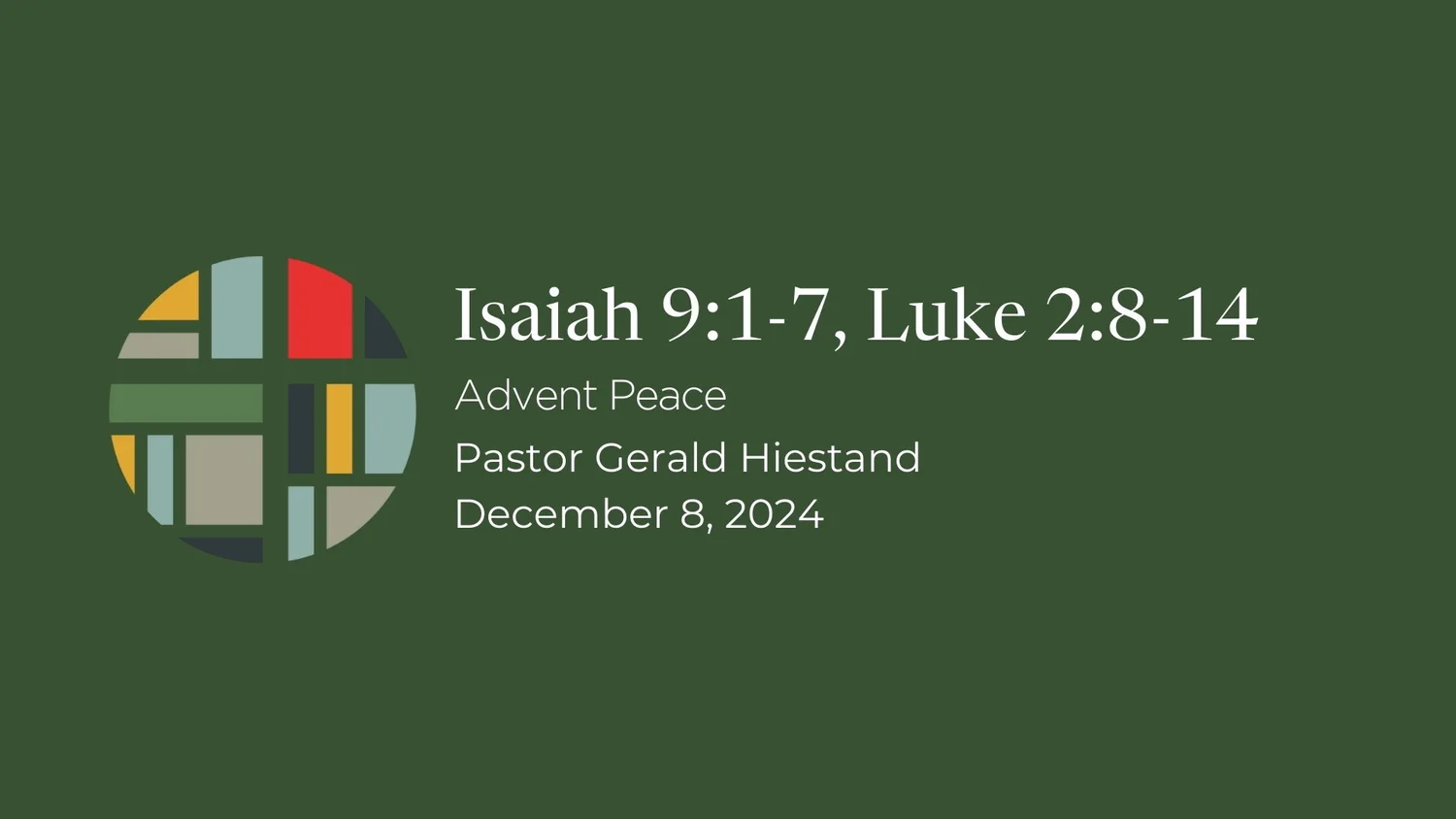Isaiah 9:1-7, Luke 2:8-14 episode artwork