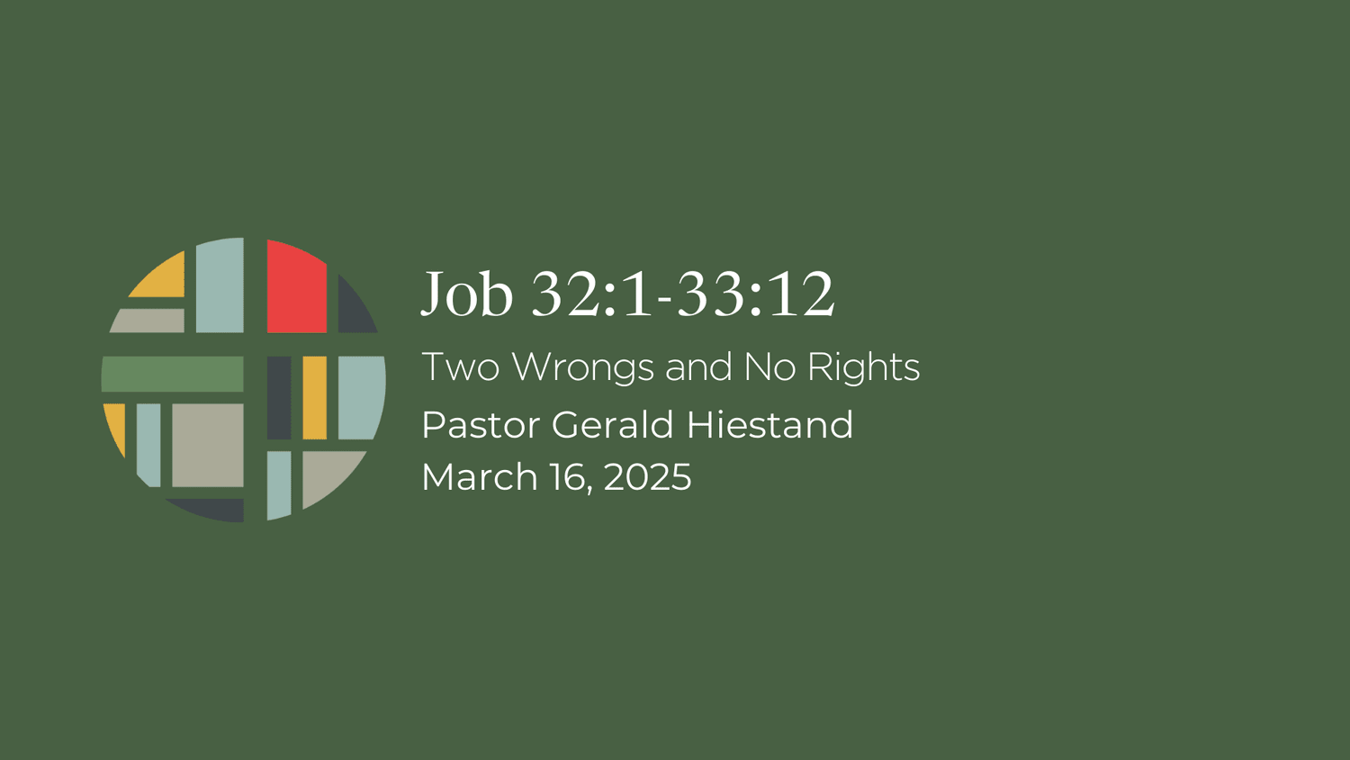 Job 32:1-33:12 episode artwork