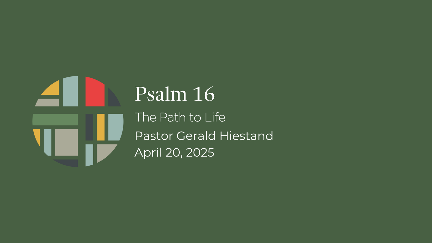 Psalm 16 episode artwork