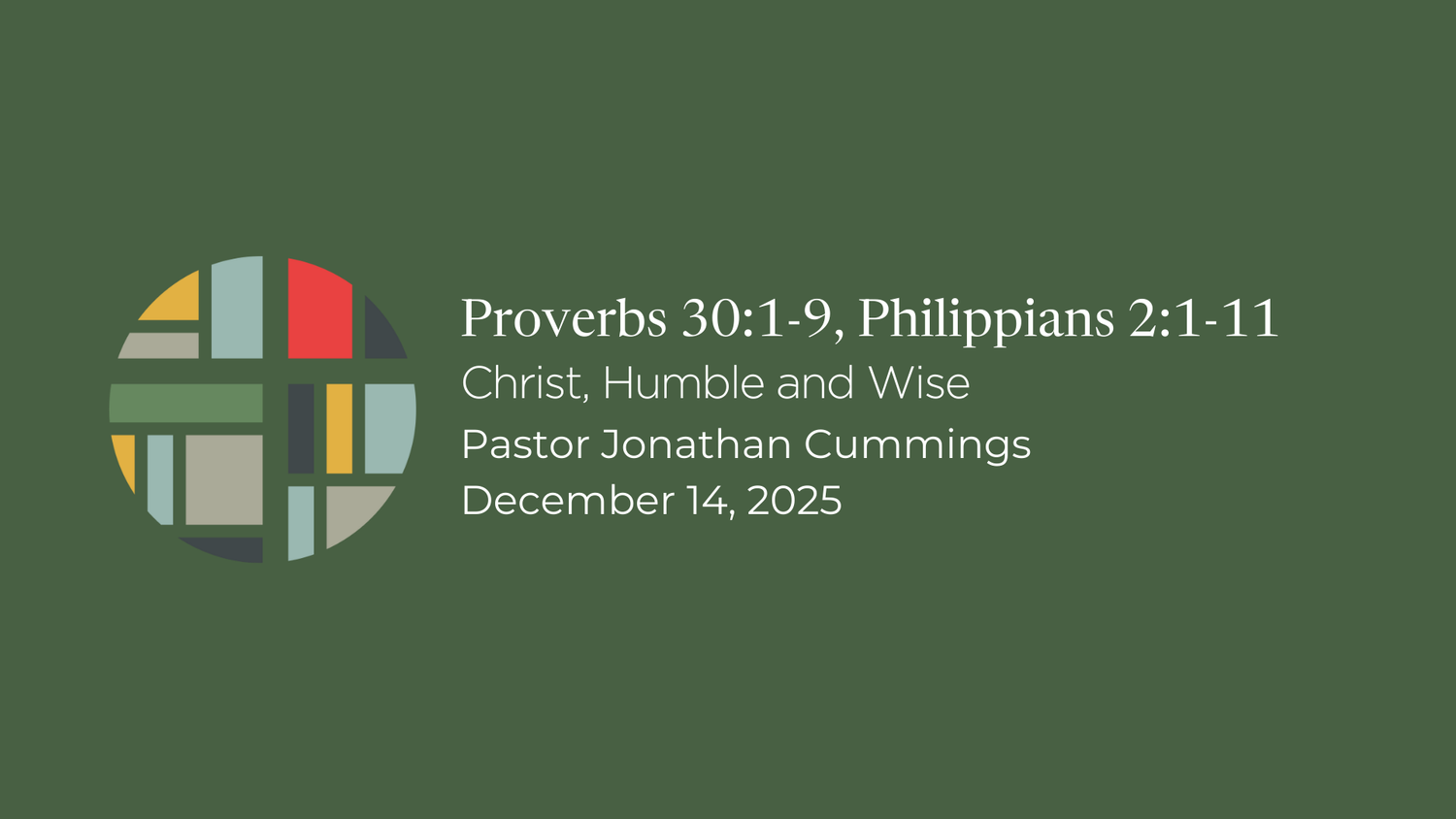 Proverbs 30:1-9, Philippians 2:1-11 episode artwork