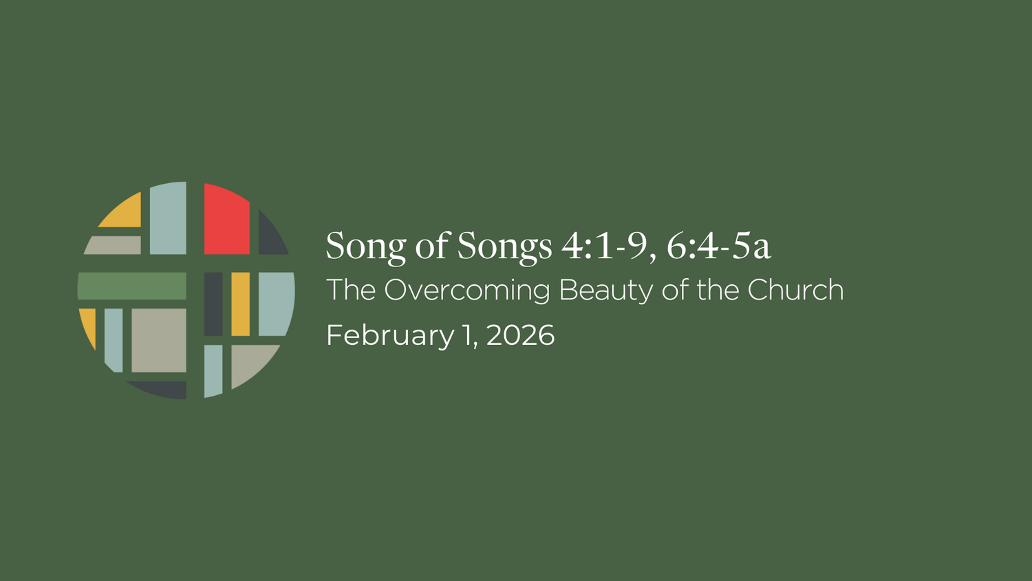 Song of Songs 4:1-9, 6:4-5a episode artwork