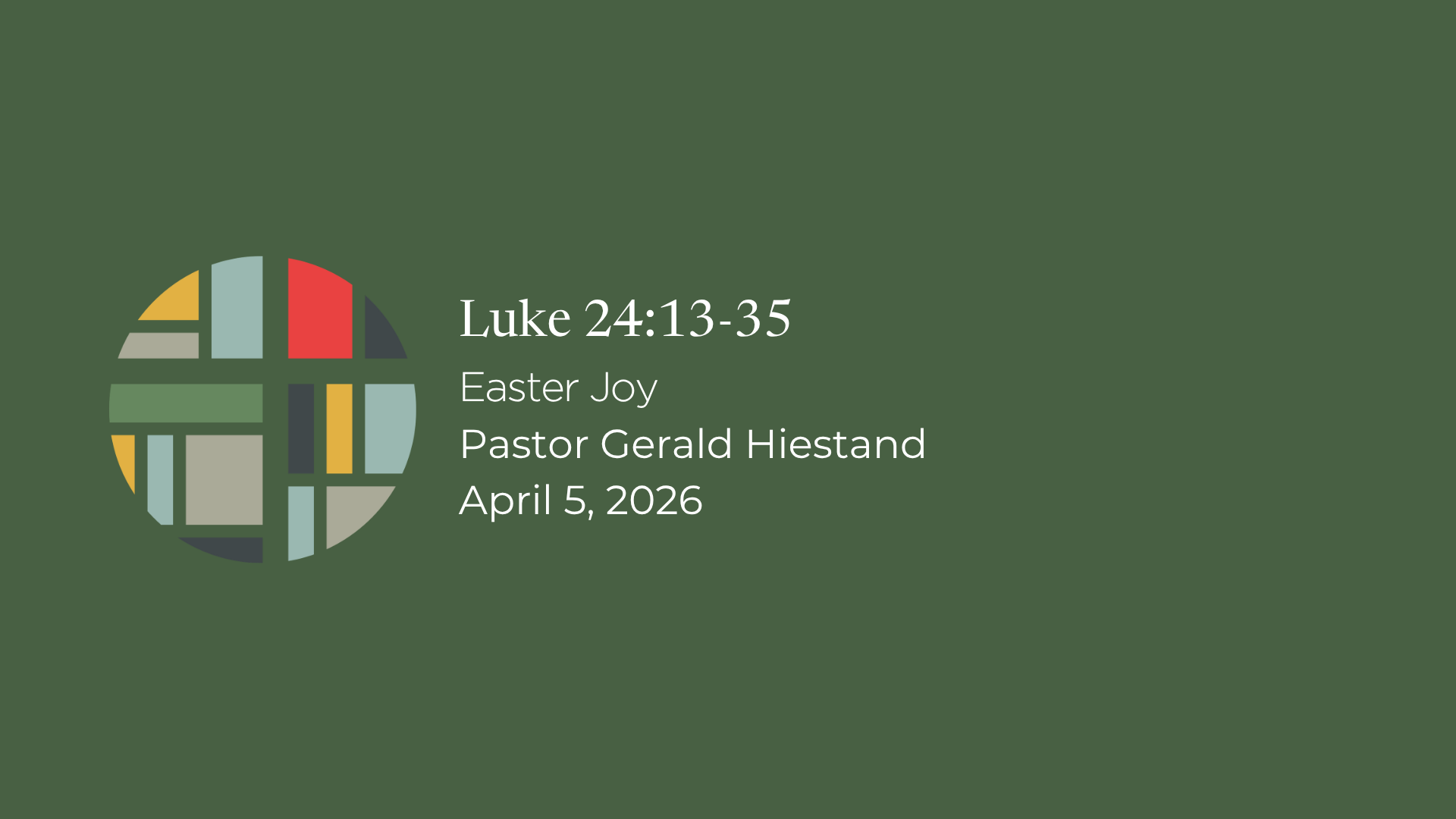 Luke 24:13-35