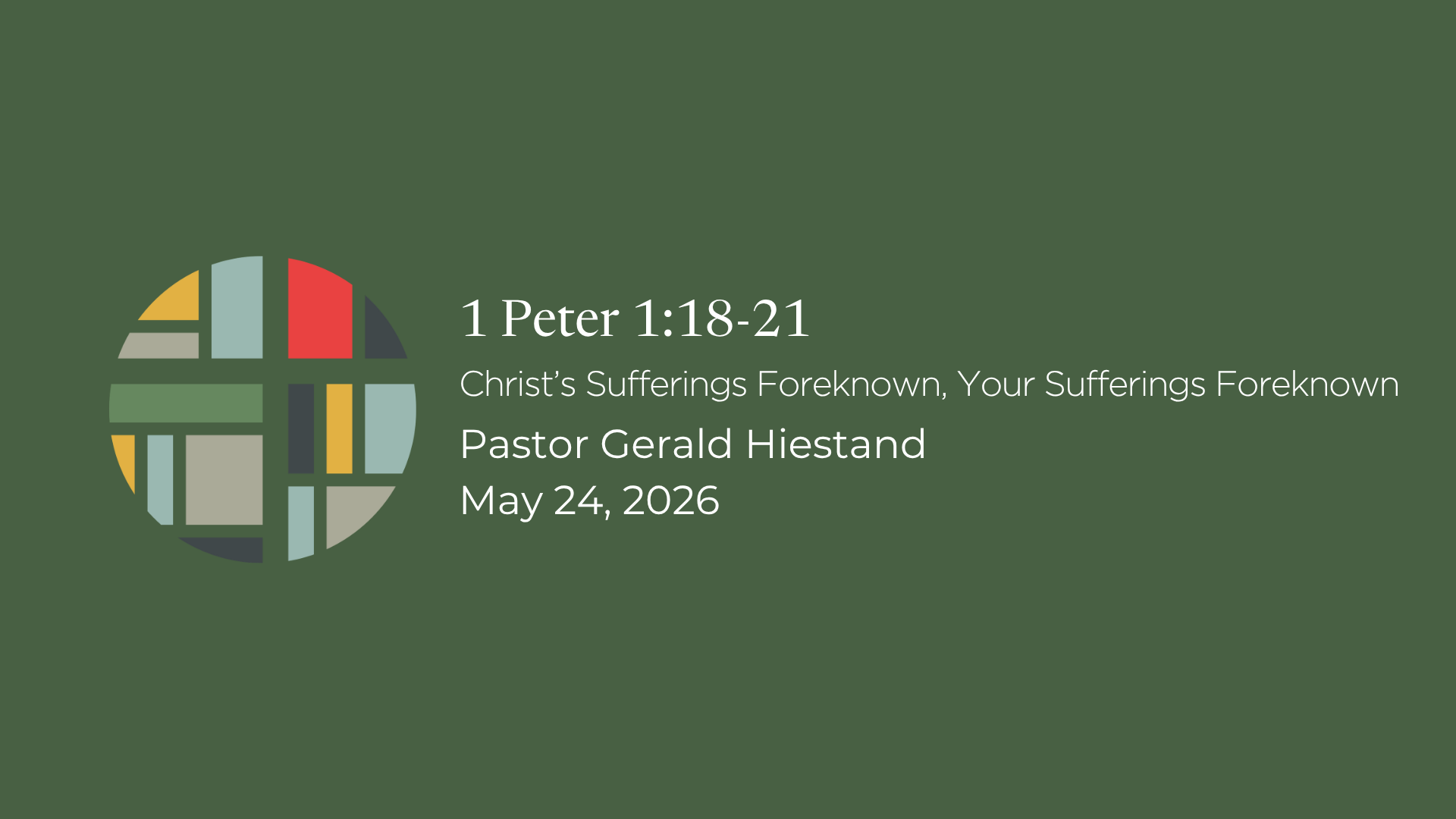 1 Peter 1:18-21