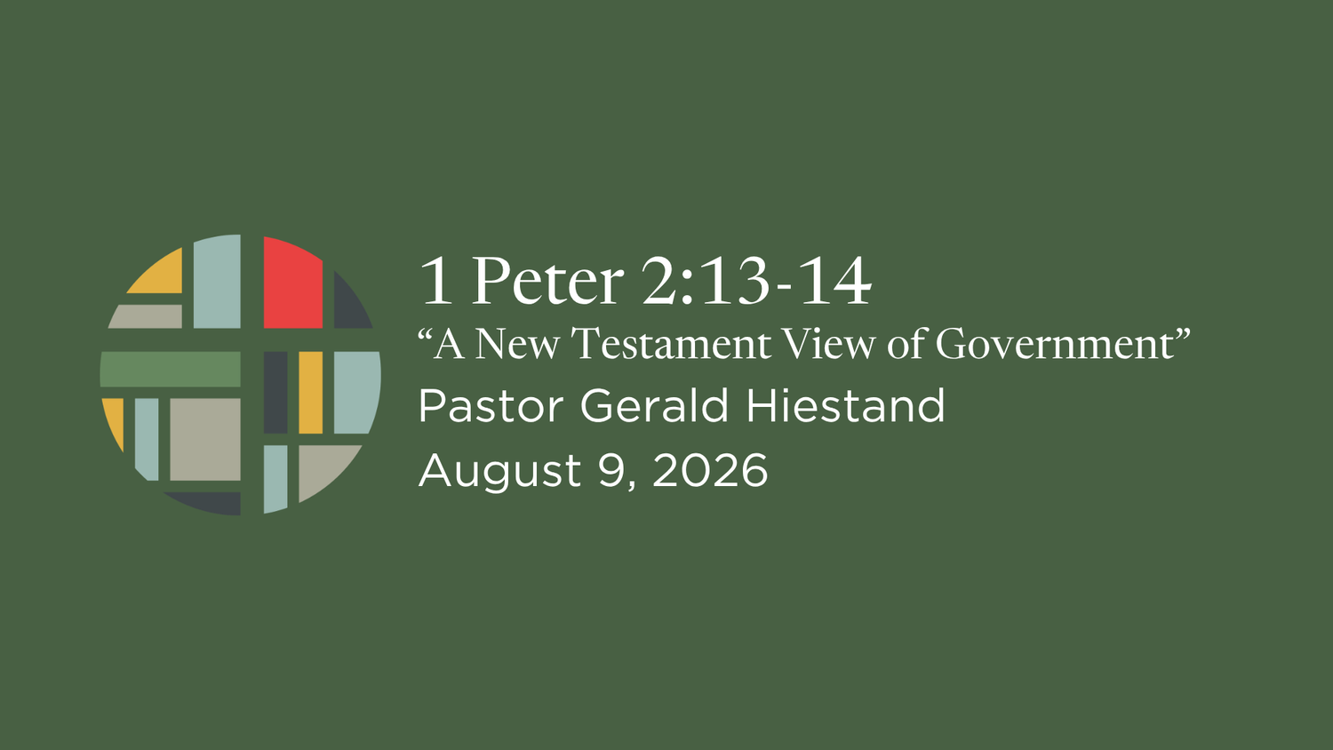 1 Peter 2:13–14 episode artwork