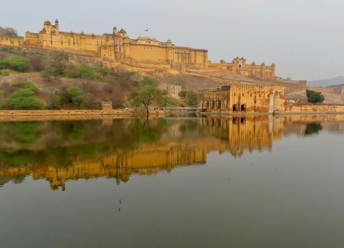 I had the joy of visiting the Amber Fort, Rajasthan, India. In every sense of the word, overwhelming. From my perspective, the colours, patterns, size, location and just the sheer majesty and beauty of the place. An image hardly does it justice, I wi