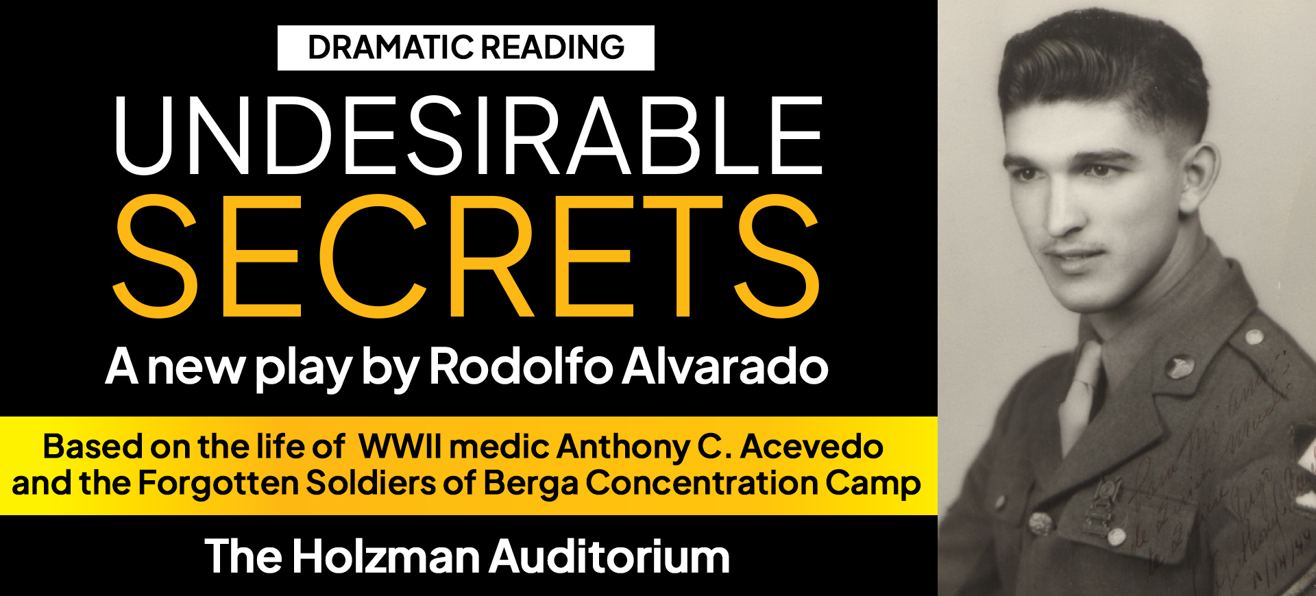 Undesirable Secrets: A Dramatic Reading of the Story of Holocaust ...