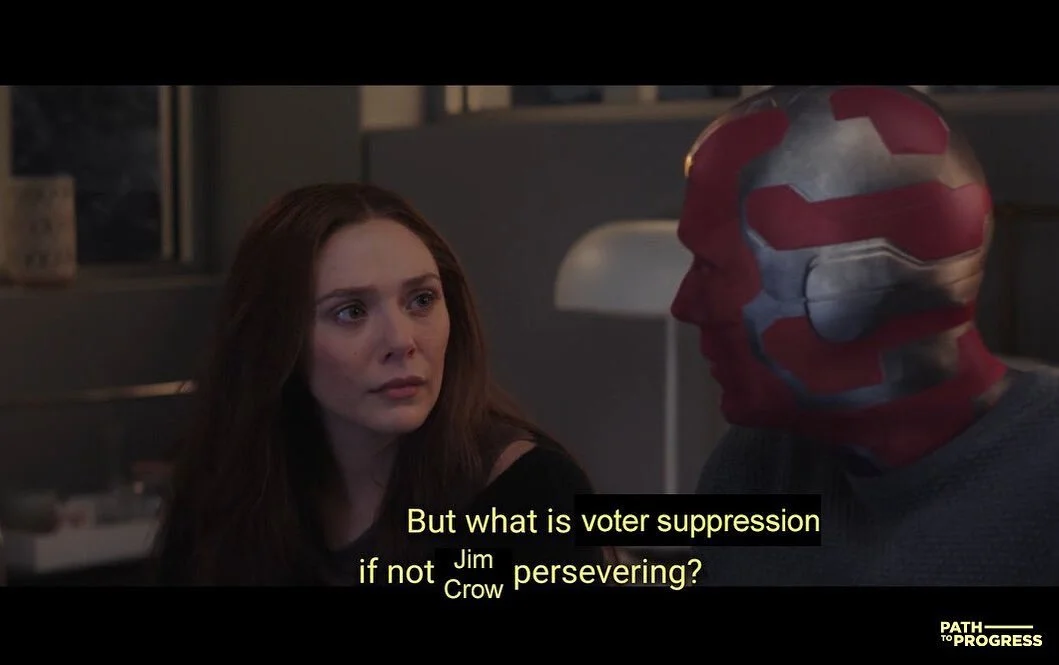 Do you hear that sound? It&rsquo;s every voter in America whispering &ldquo;fuuuuuuck&rdquo; under their breath as Republicans push 253 new bills to restrict voting access in 43 states in just two months. The biggest assault on voting rights we&rsquo;ve seen in decades is happening right now.
&mdash;
Visit votesaveamerica.com/calltool and demand that your Senators pass H.R. 1 or the &ldquo;For The People Act&rdquo; ASAP.