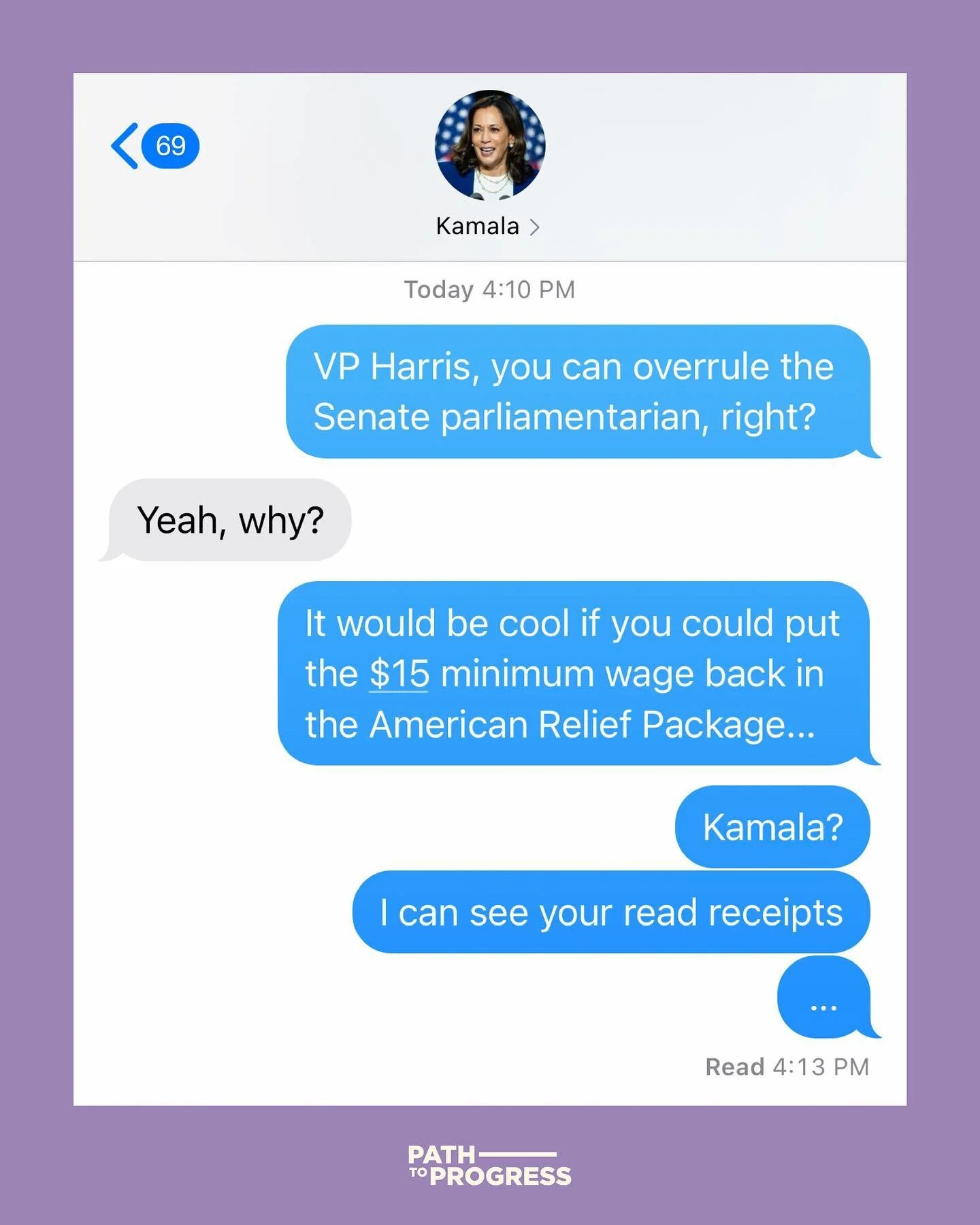 @vp left us on read 😔