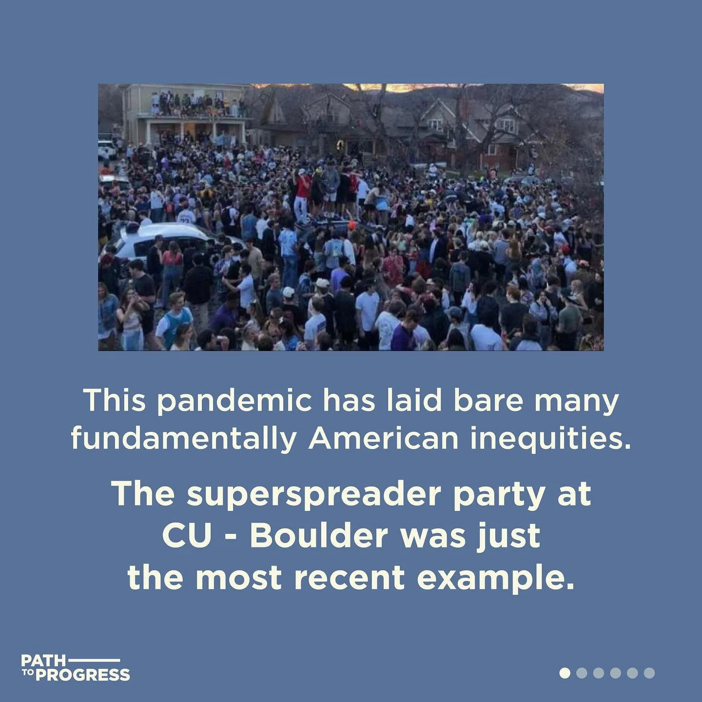 We are so close to the end, but people keep putting themselves first. Tap above to donate and help end this pandemic once and for all.