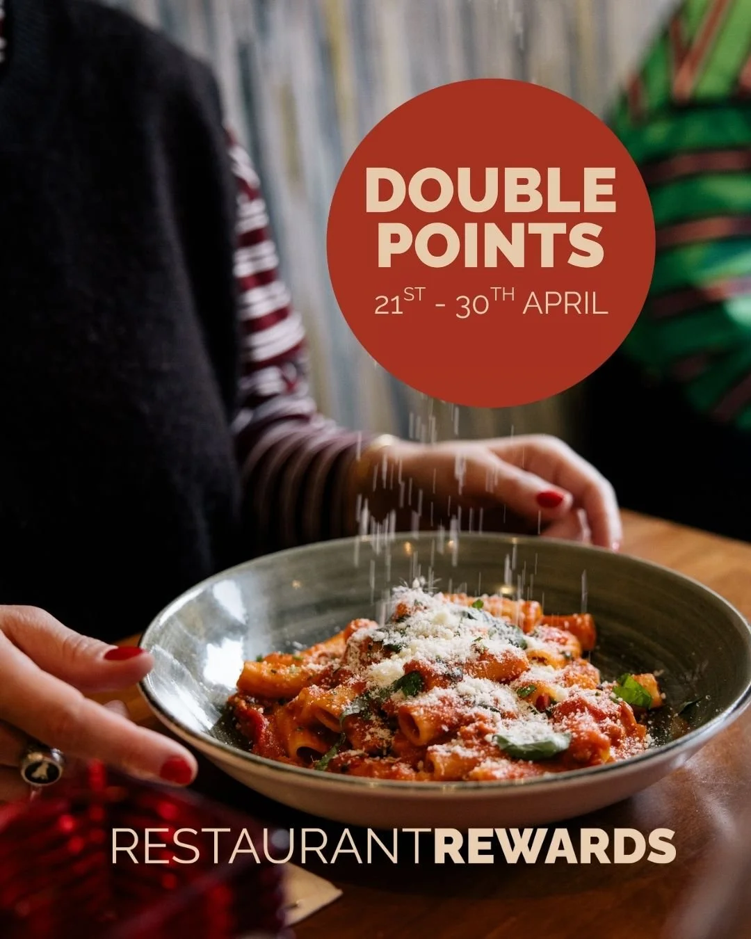 Got plans? You do now.🎉

We&rsquo;re celebrating our upgraded loyalty app with DOUBLE POINTS for 𝗥𝗲𝘀𝘁𝗮𝘂𝗿𝗮𝗻𝘁 𝗥𝗲𝘄𝗮𝗿𝗱𝘀 𝗺𝗲𝗺𝗯𝗲𝗿𝘀 when you dine with us, now until the end of April.

Not a member yet? This is your sign to join. 
Lin