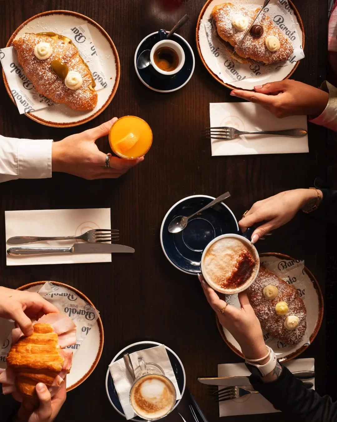 Start your day the Barolo way ☀️

We&rsquo;re open all week and ready to welcome you:

Weekdays from 8:00 AM
Weekends from 9:00 AM

Whether it&rsquo;s an early breakfast or a relaxed weekend treat, we&rsquo;ve got you covered.

From freshly baked rol