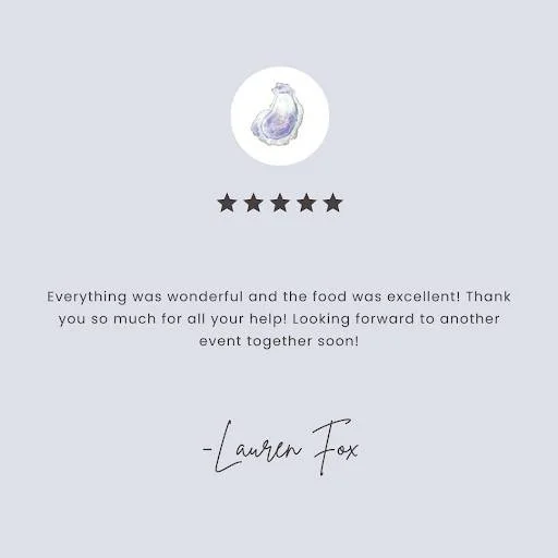 As always, we&rsquo;re grateful for the kind words! We look forward to the next event, too, Lauren!
.
.
.
#harvestcatering #boutiquecatering #catering #lowcountrycatering #lowcountrywedding #charlestonwedding #charlestonweddings #charleston #charlest