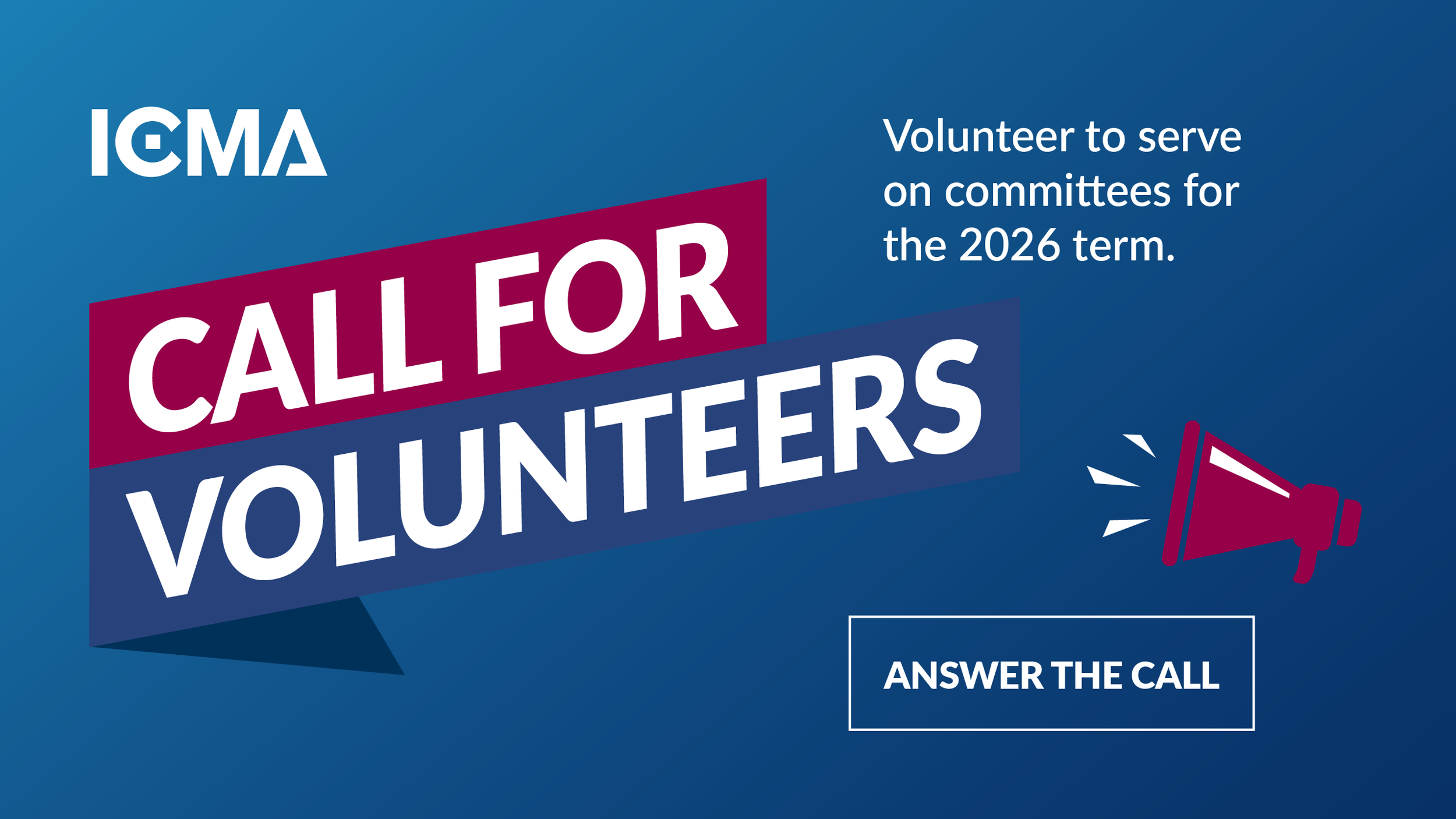 Attention dual ICMA/NACA Members - Volunteers Needed!