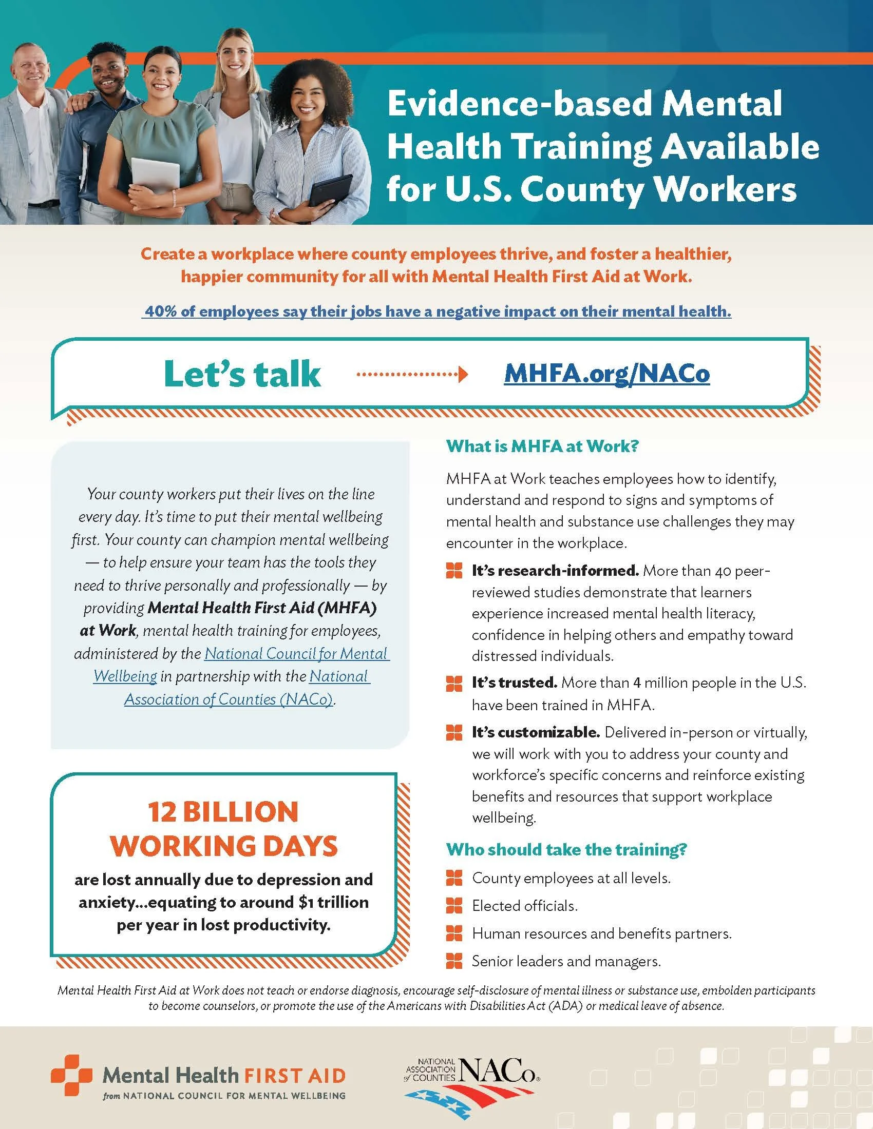 NACo EDGE Mental Health First Aid