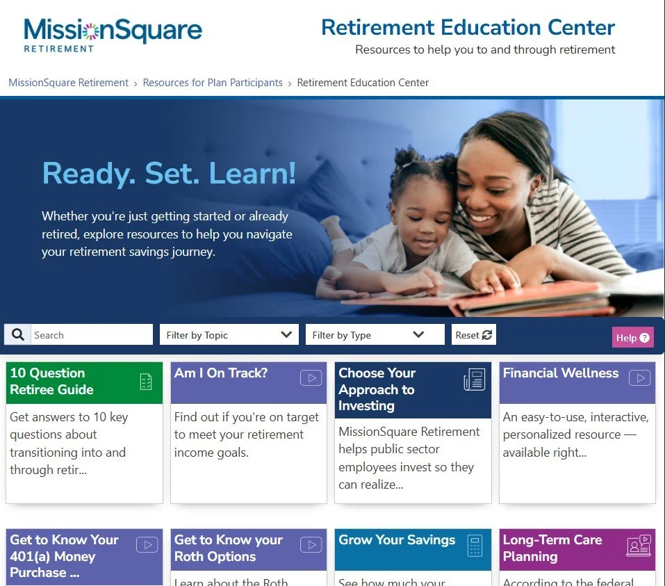 MissionSquare Retirement Education Center