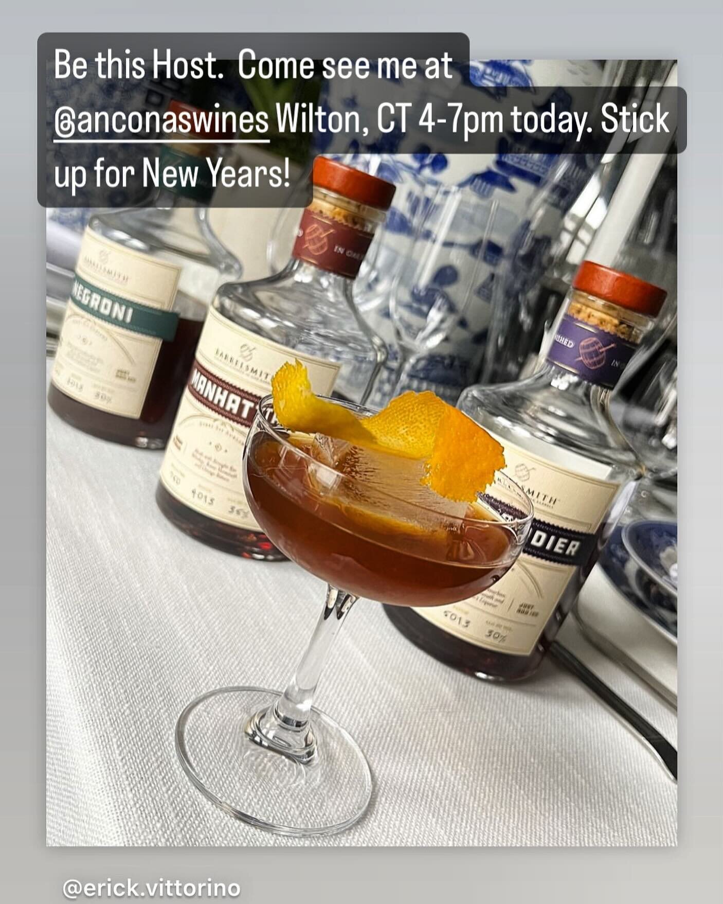 #wiltonconnecticut #manhattan #boulevardier #negroni #ctspiritstrail #ctcocktails #momssupportingmoms #wiltonct❤️ #readytodrink #womeninbusiness