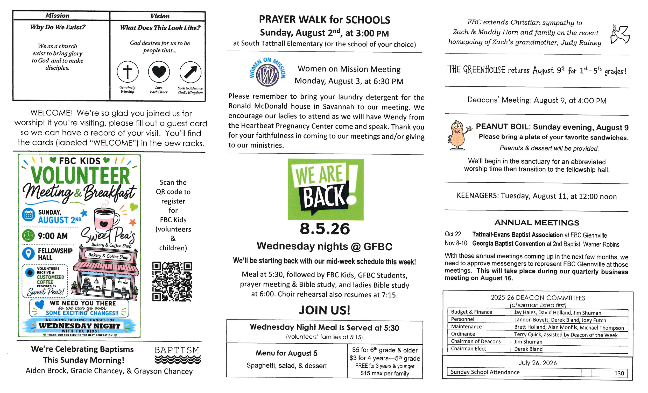 FBC Glennville newsletter pg 2: 7-29-26