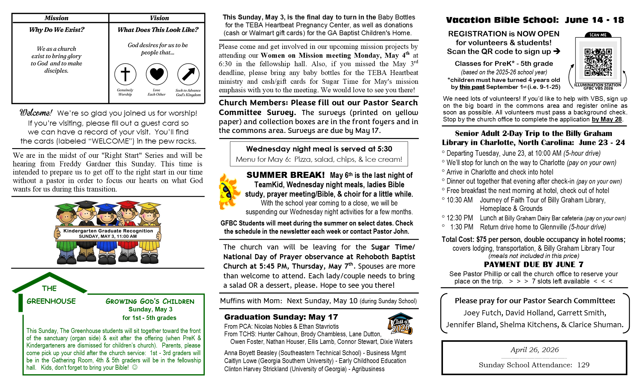 FBC Glennville newsletter pg 2: 4-29-26