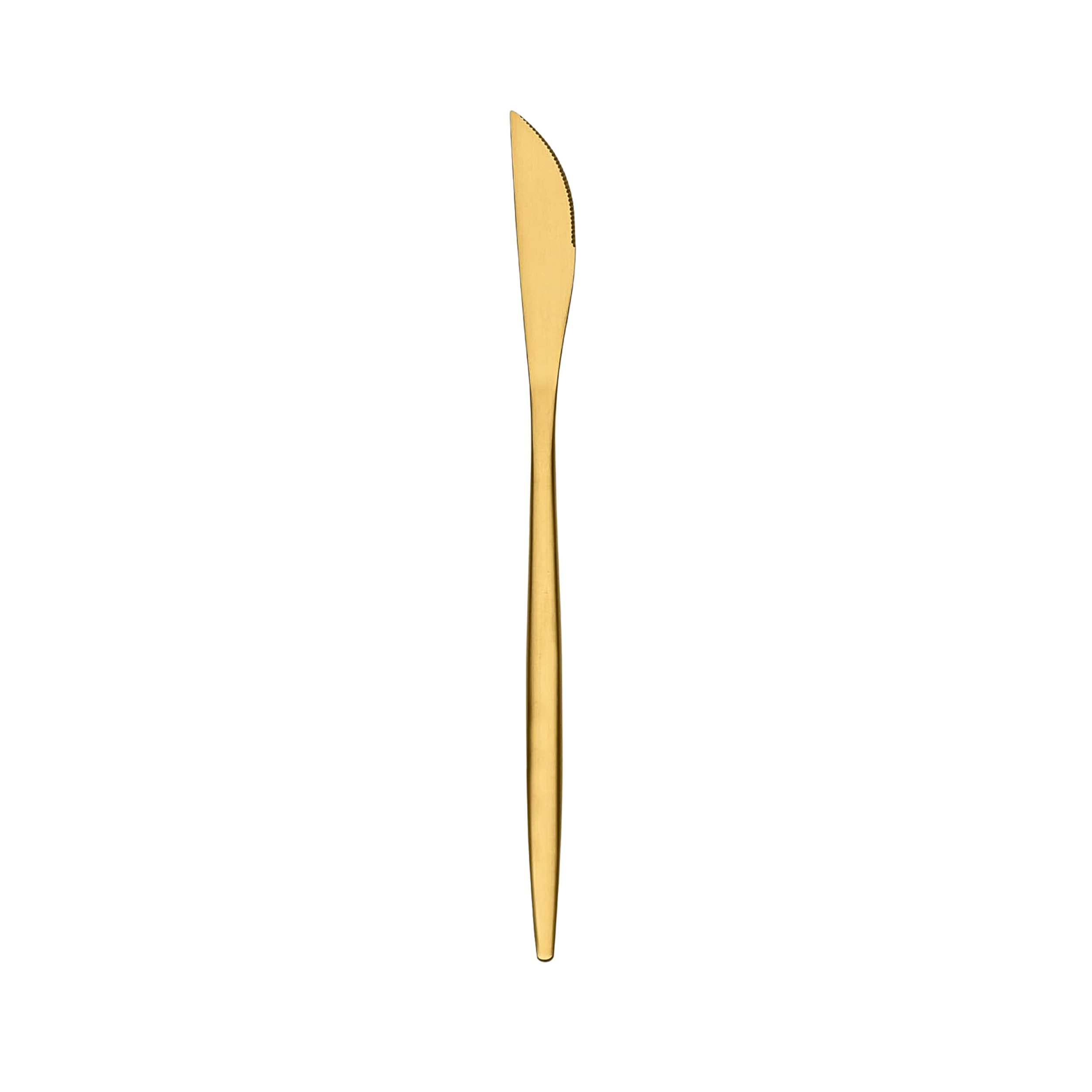 Matte Gold Dinner Knife