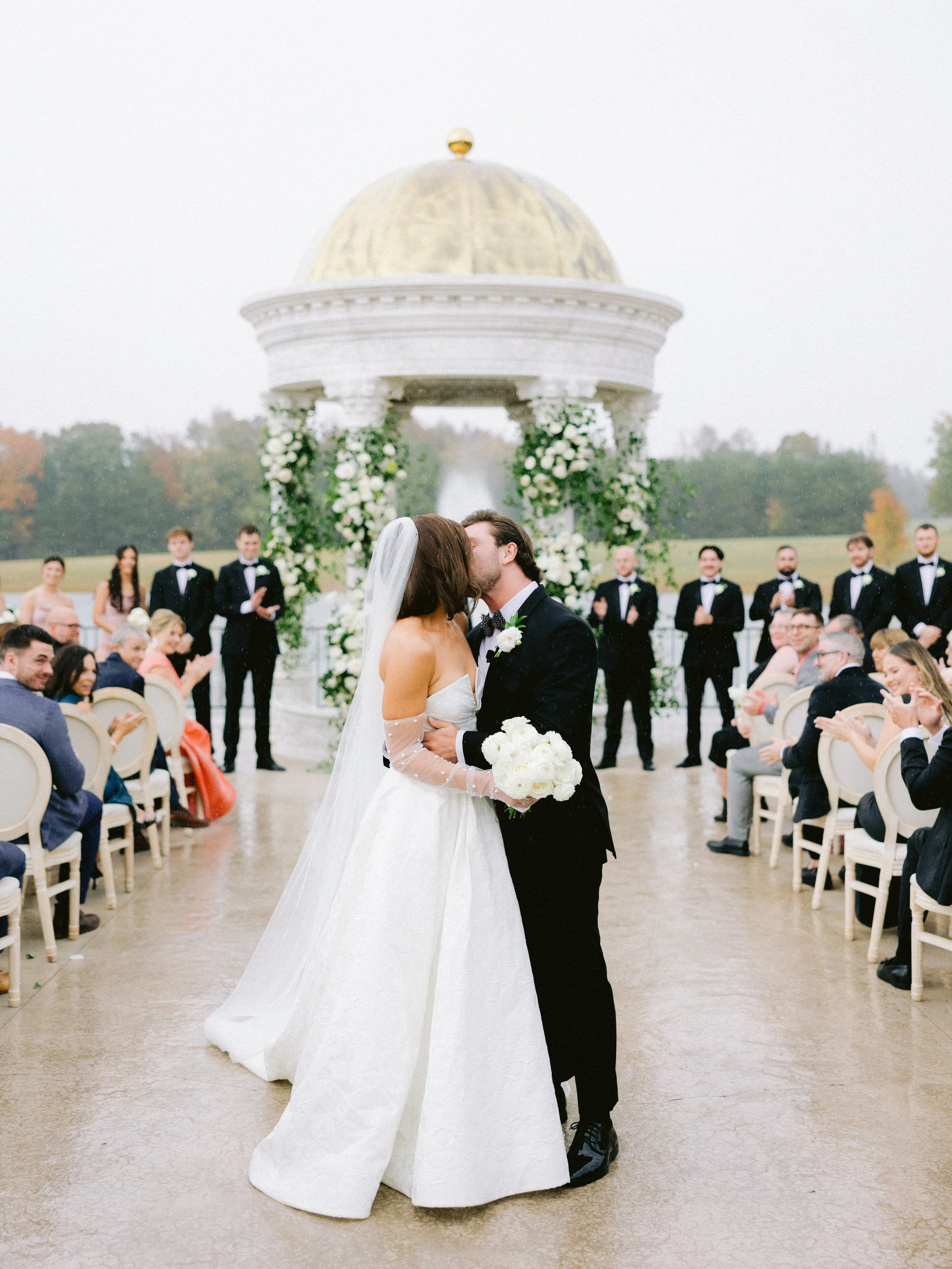 Wedding ceremony at The Conservatory at Blackberry Ridge