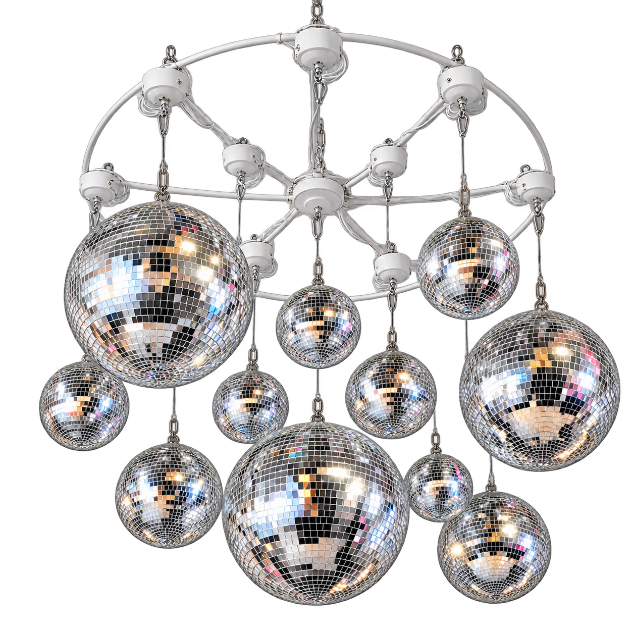 Mirror Ball Chandelier
