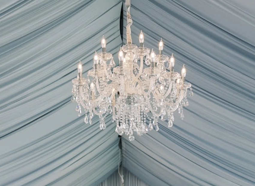 Large Crystal Chandelier