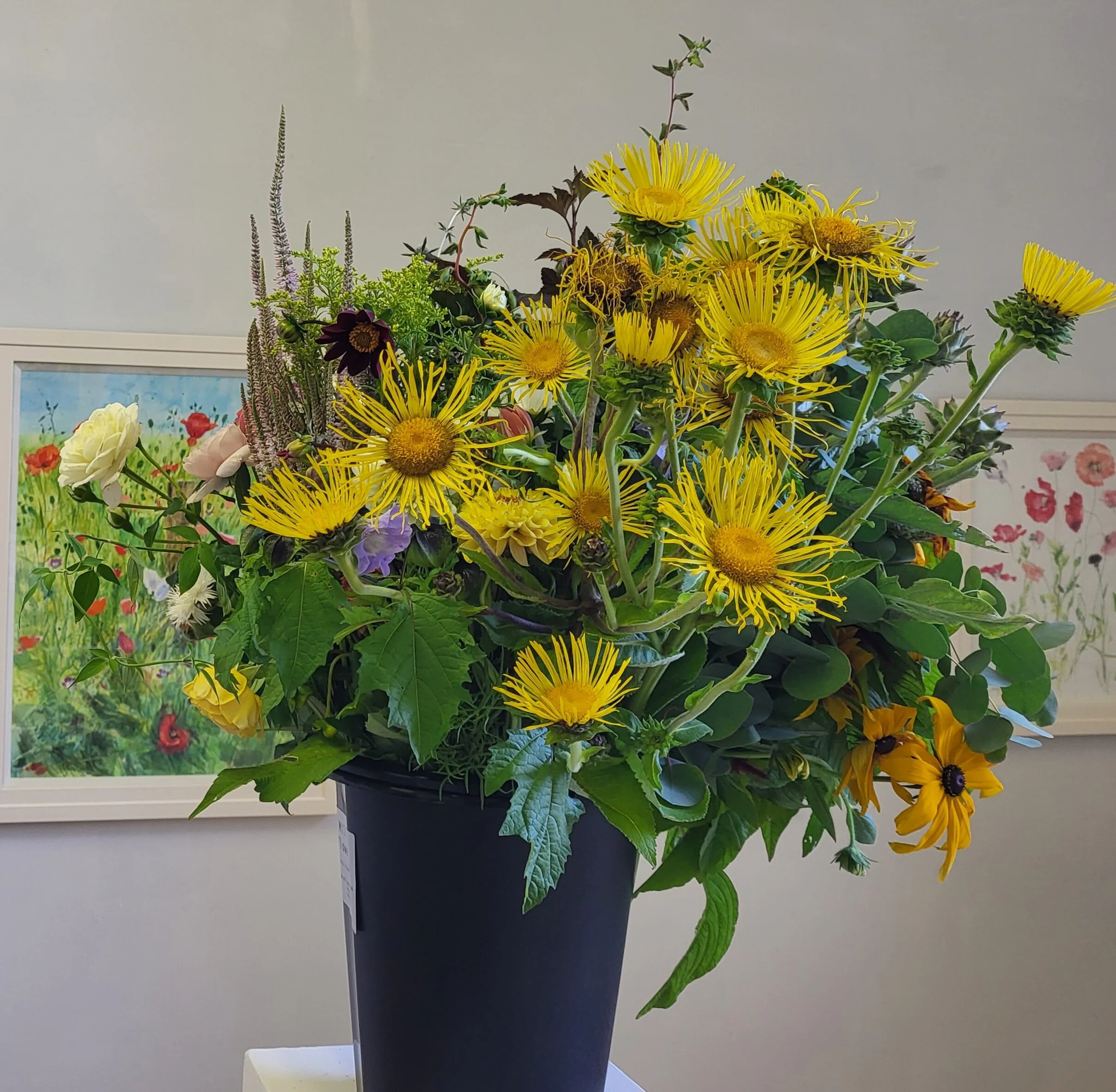 DIY Buckets of Flowers — Mill Pond Flower Farm