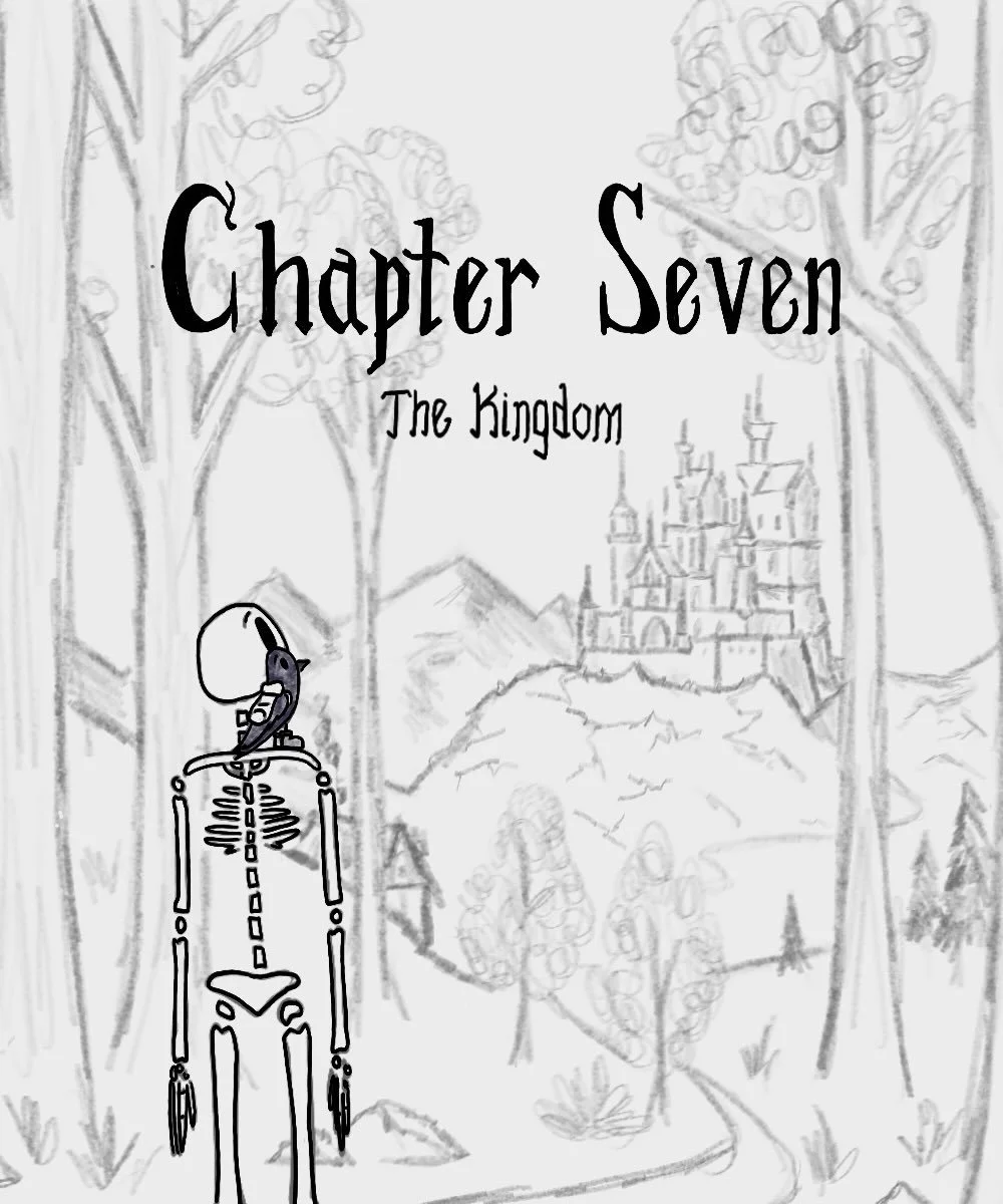 They finally got to the kingdom! Big fan of this one not gonna lie.
.
#bonesandthecrow #fantasy #cartoon #comic #dragon
