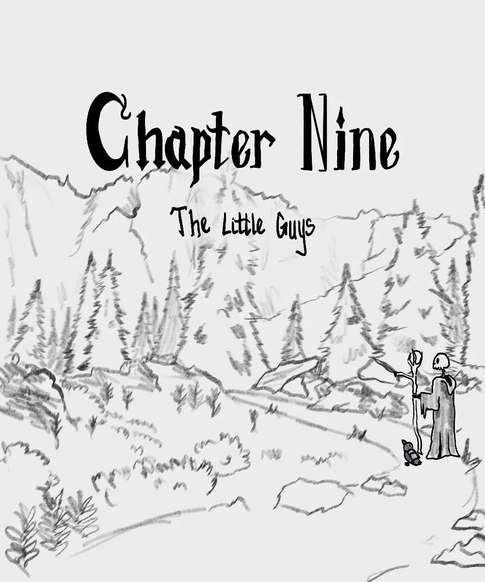 Chapter Nine is here! (Finally)
.
#bonesandthecrow #comic #cartoon