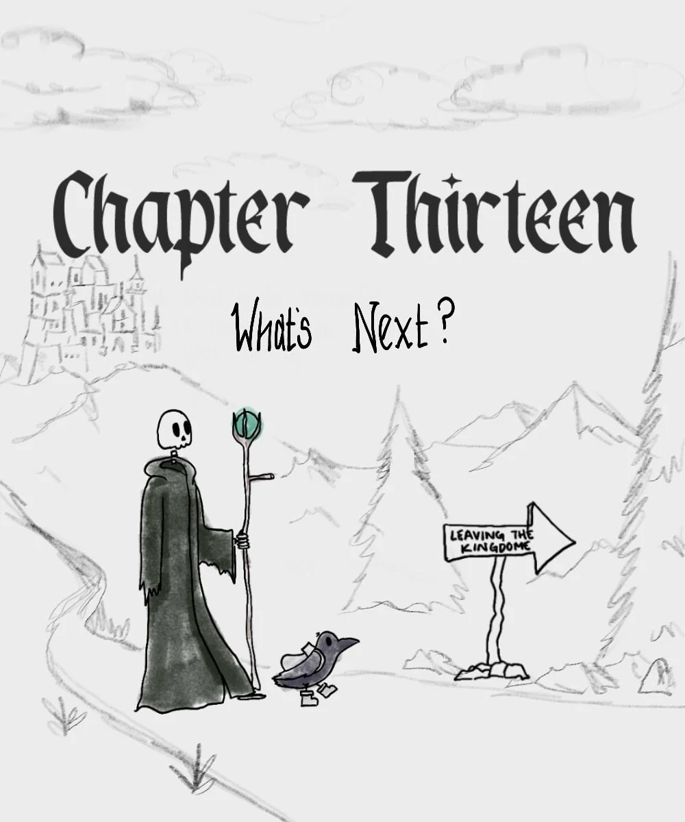 The adventures of Bones and The Crow continue! 
Where will this new character take them next??
.
#comic #fantasystory #bonesandthecrow