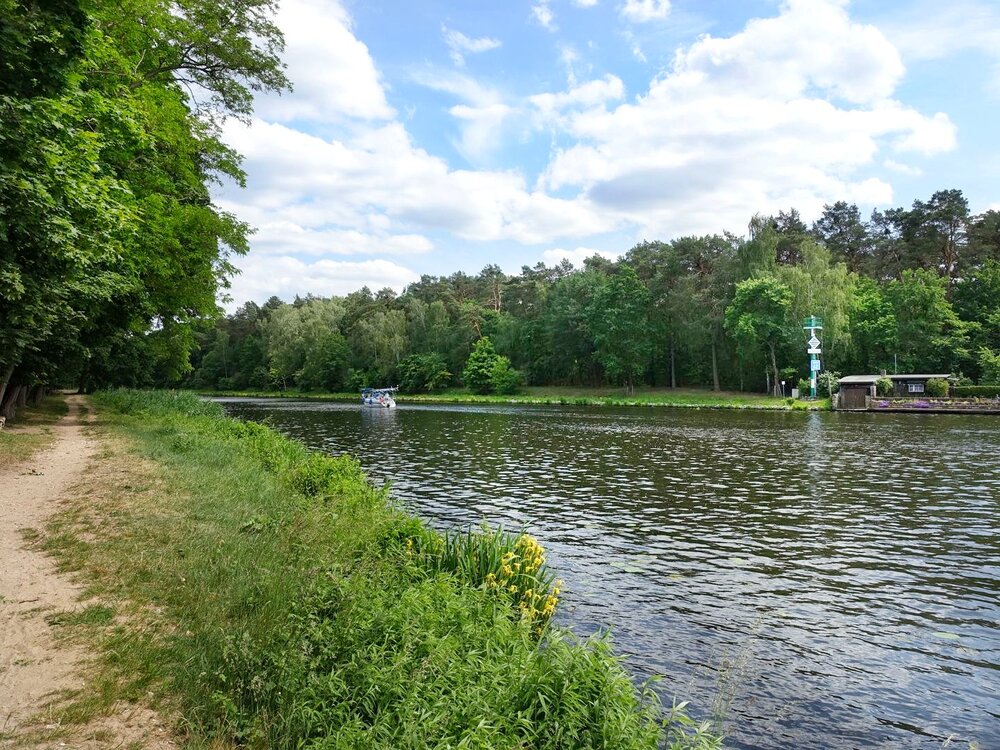 Einfahrt in den Oder-Spree-Kanal vom Seddinsee