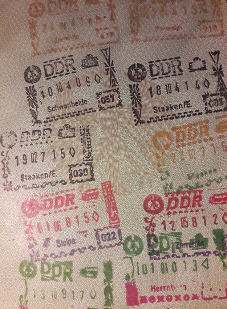 DDR-Stempel im Reisepass
