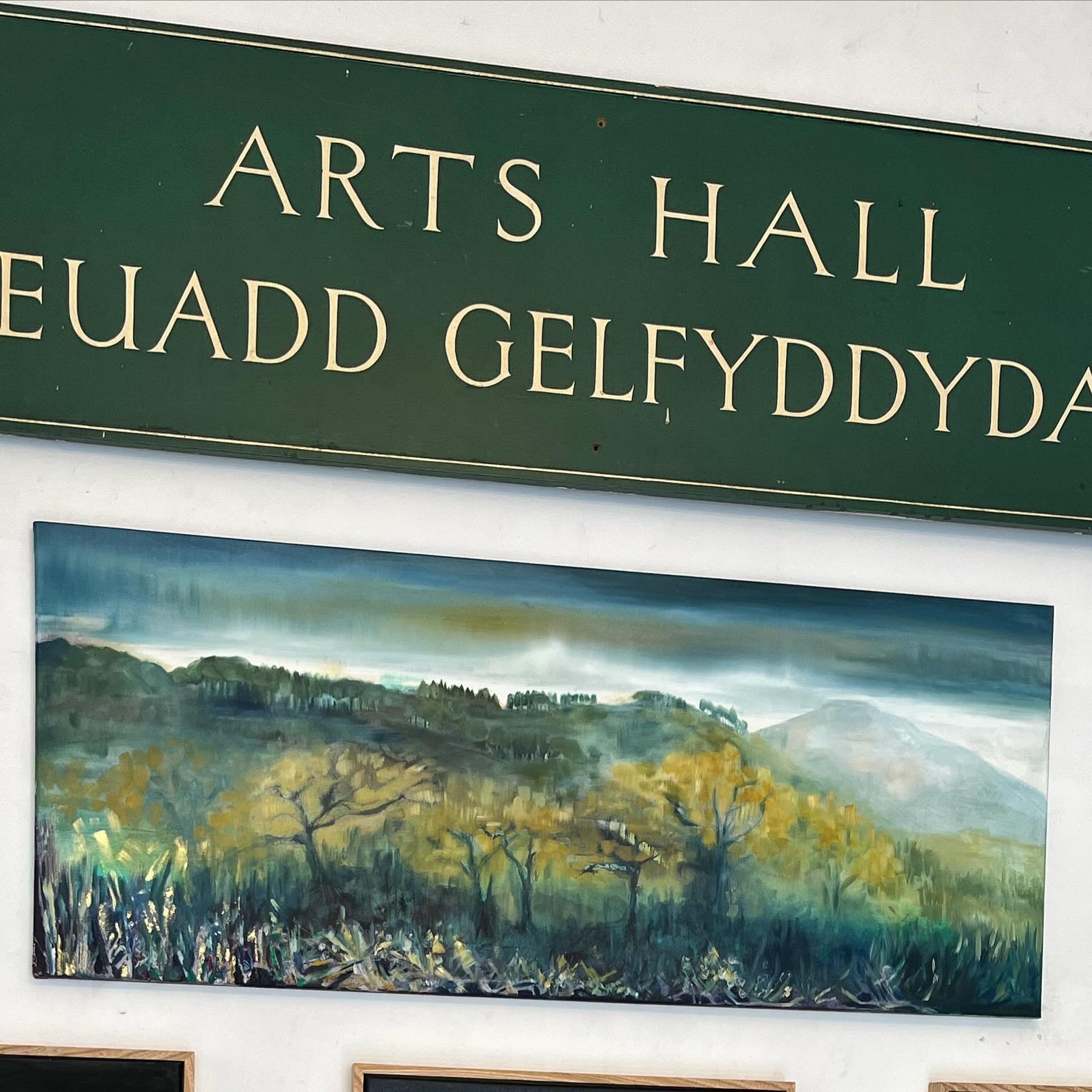 My new work with a view of Pen-Y-Fan has been hung in the old electric shop today in hay. These Paintings are painted in location in and around hay on wye and the beacons. Painting scenes from this area is an absolute luxury! In all their natural lig